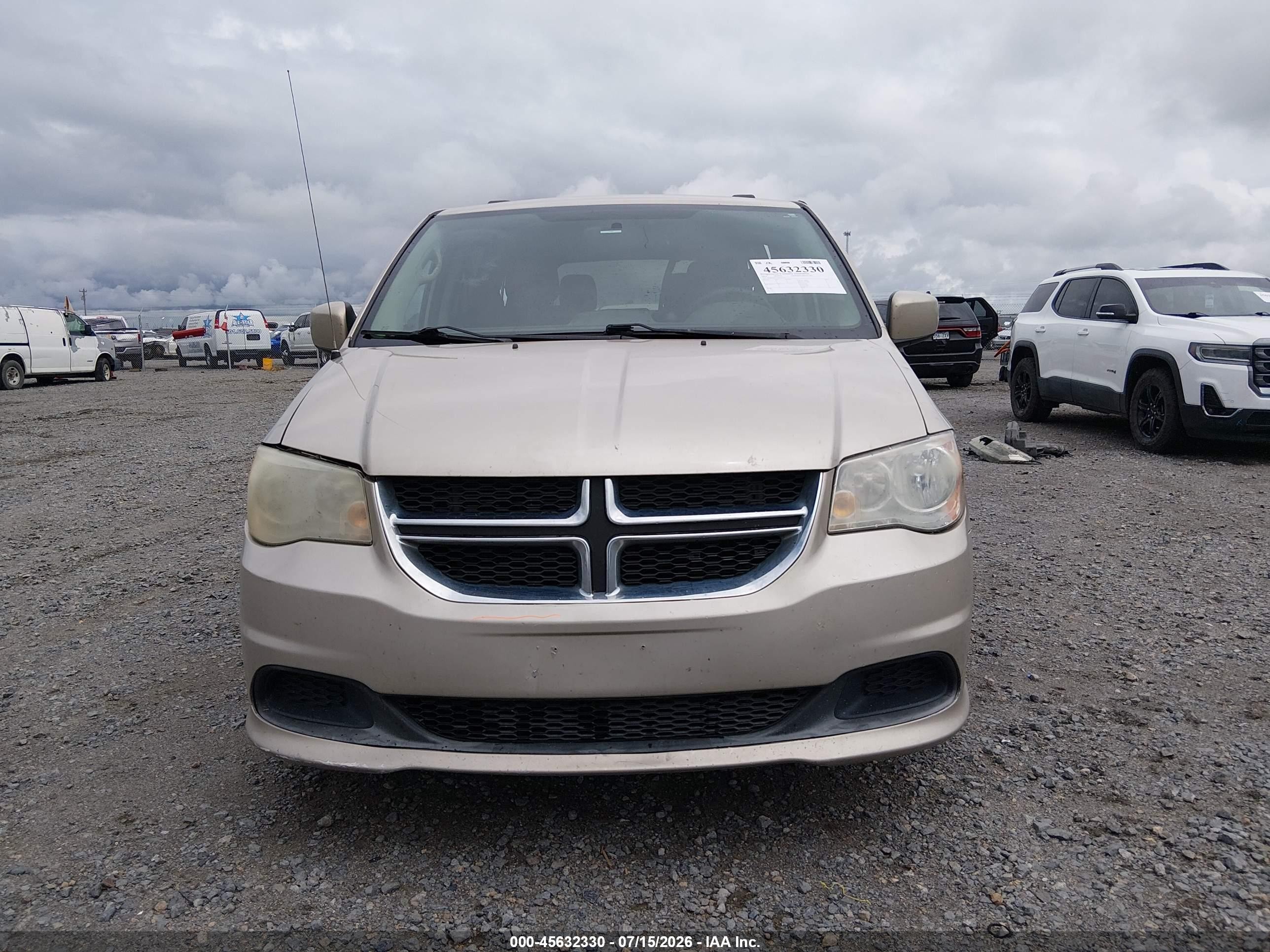 2014 Dodge Grand Caravan Sxt Champagne vin: 2C4RDGCG1ER253127