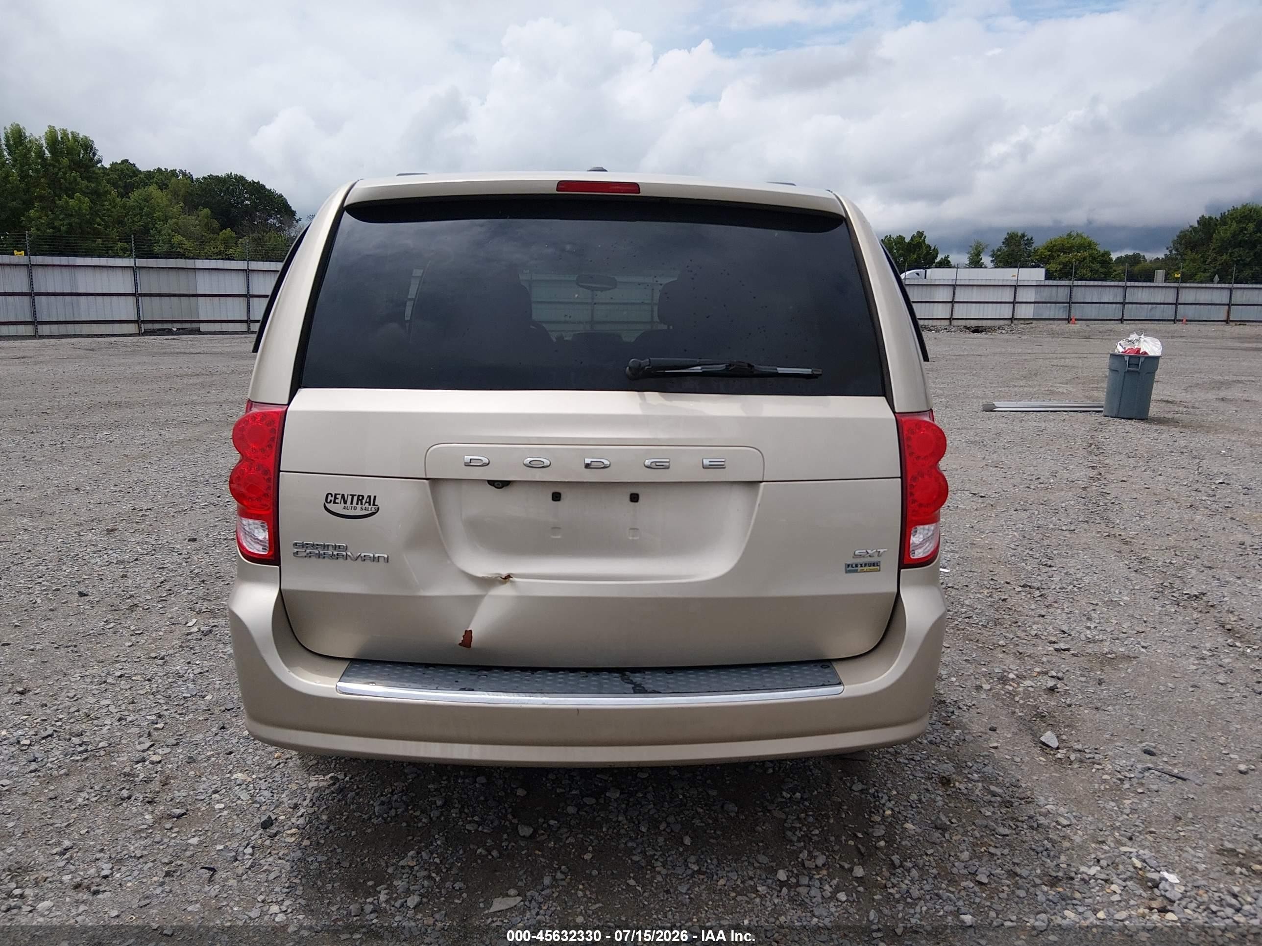 2014 Dodge Grand Caravan Sxt Champagne vin: 2C4RDGCG1ER253127