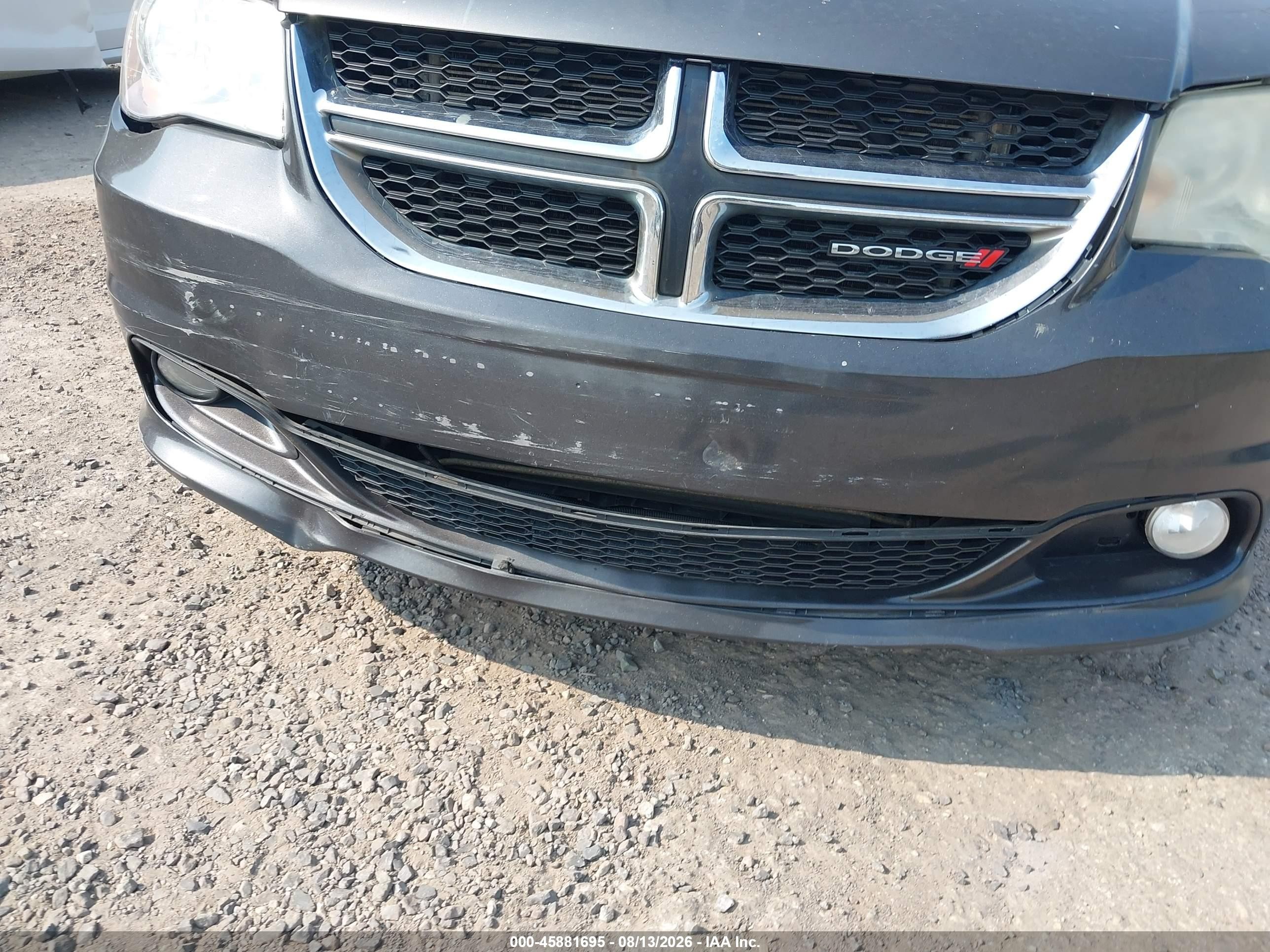 2014 Dodge Grand Caravan Sxt Gray vin: 2C4RDGCG1ER273961