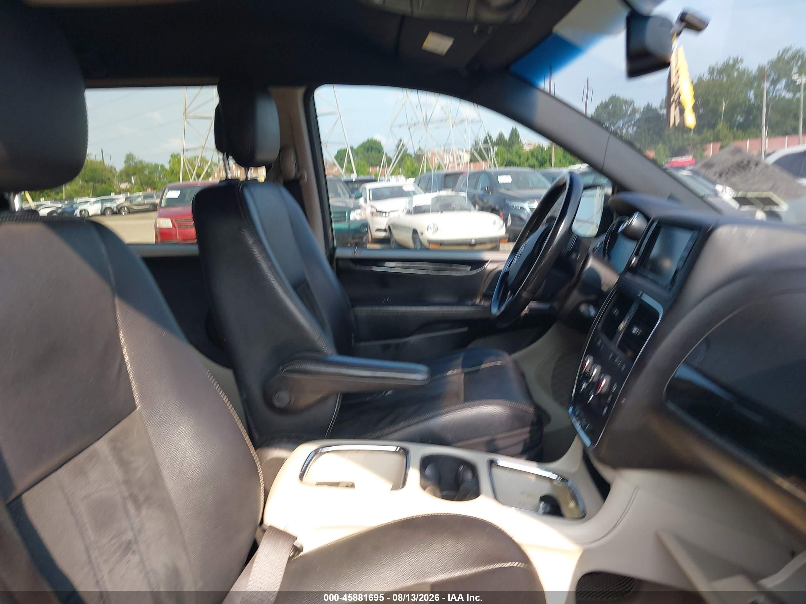 2014 Dodge Grand Caravan Sxt Gray vin: 2C4RDGCG1ER273961