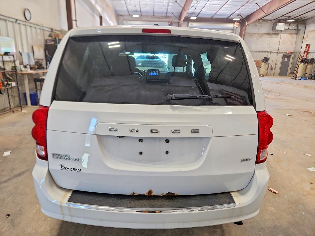 2014 Dodge Grand Caravan Sxt White vin: 2C4RDGCG1ER275483