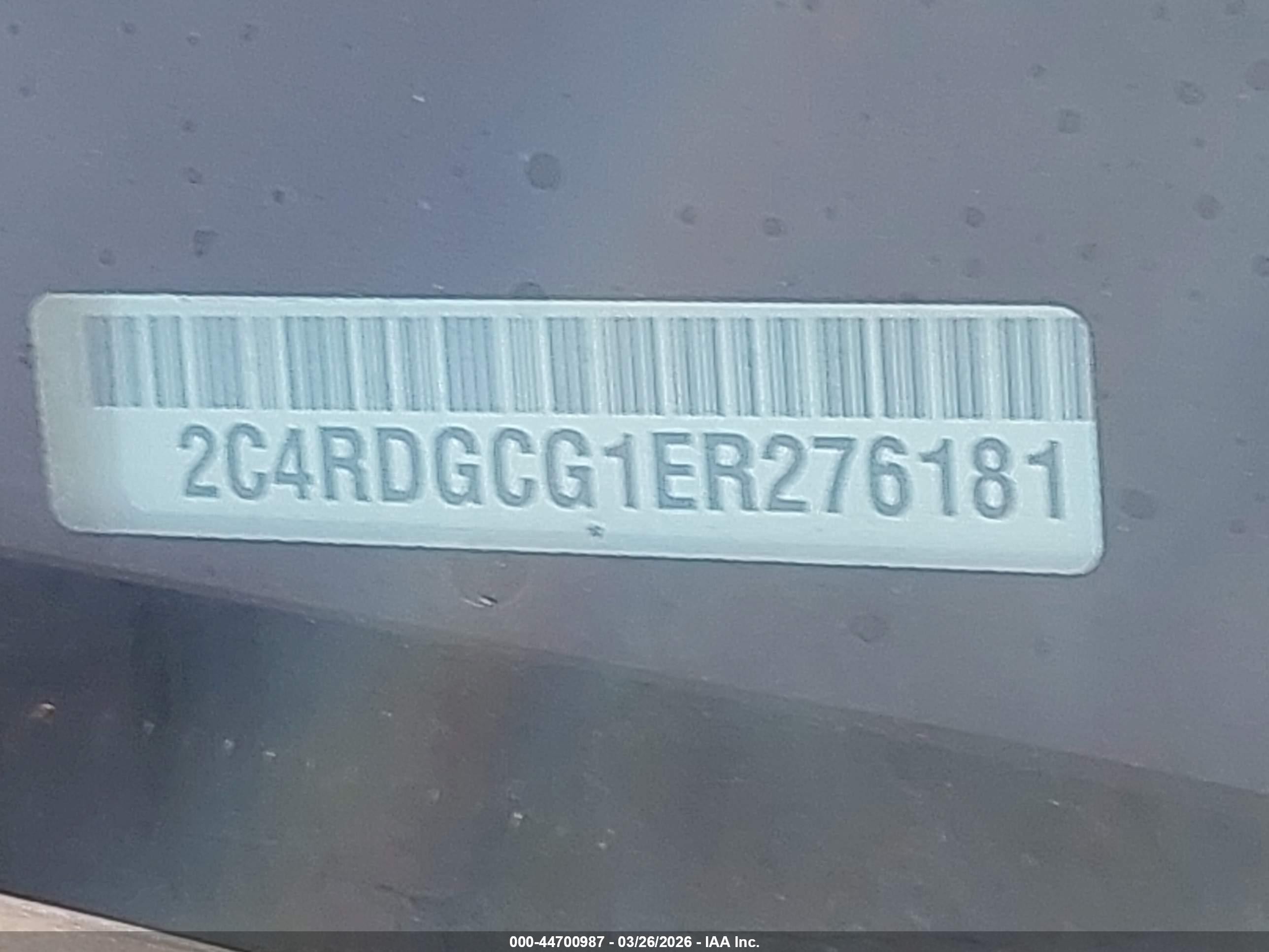 2014 Dodge Grand Caravan Sxt Black vin: 2C4RDGCG1ER276181