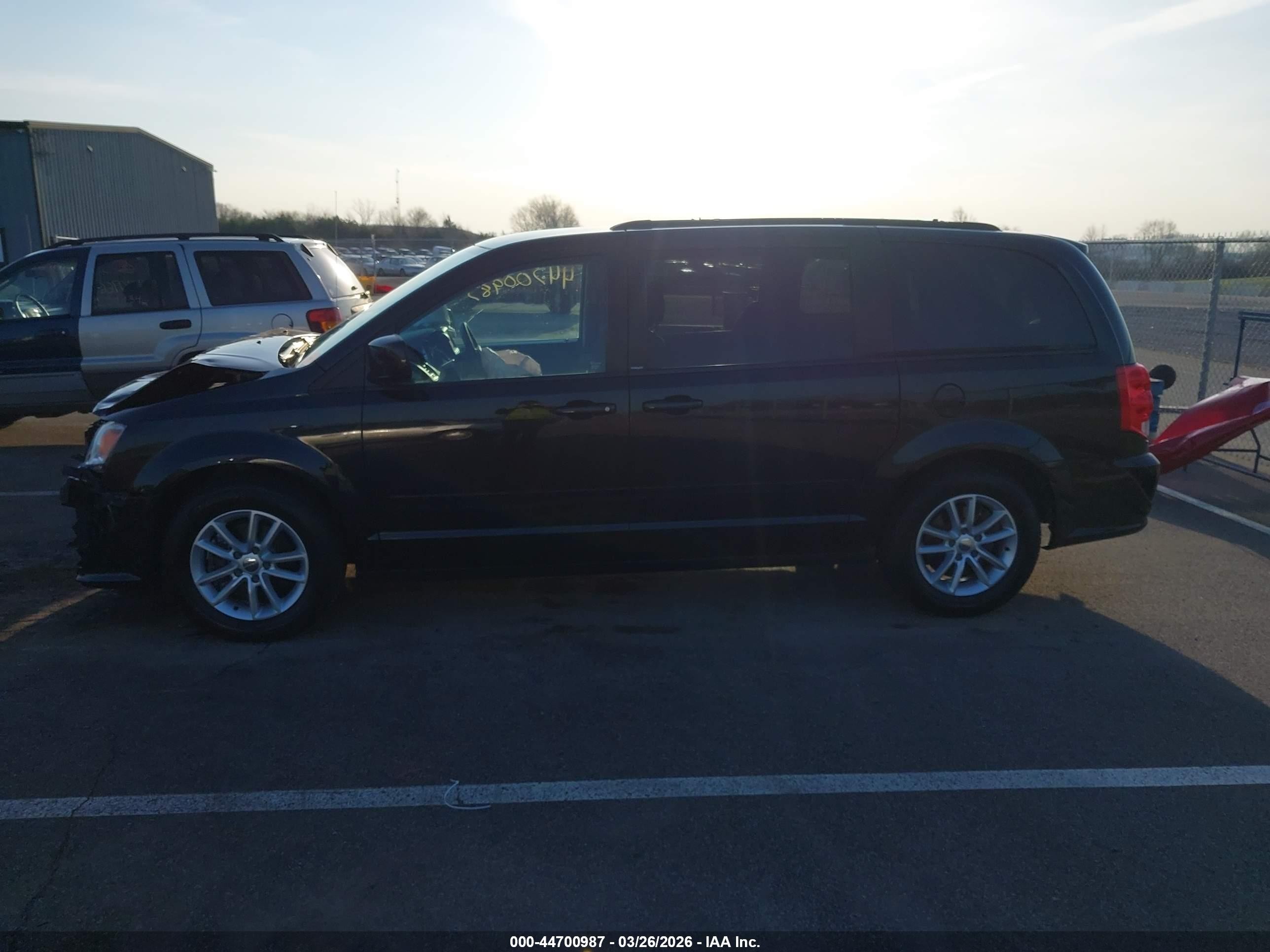 2014 Dodge Grand Caravan Sxt Black vin: 2C4RDGCG1ER276181