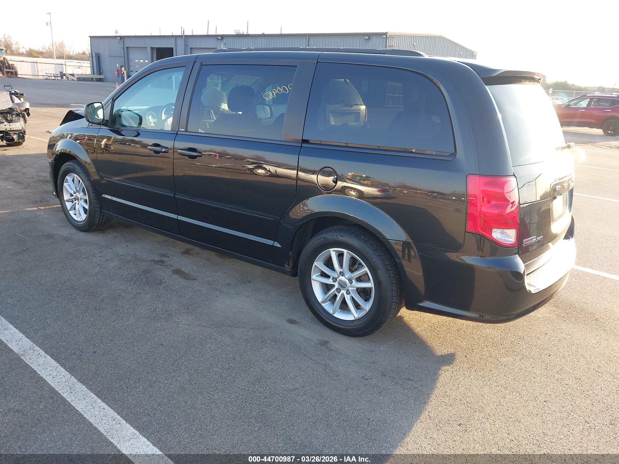 2014 Dodge Grand Caravan Sxt Black vin: 2C4RDGCG1ER276181