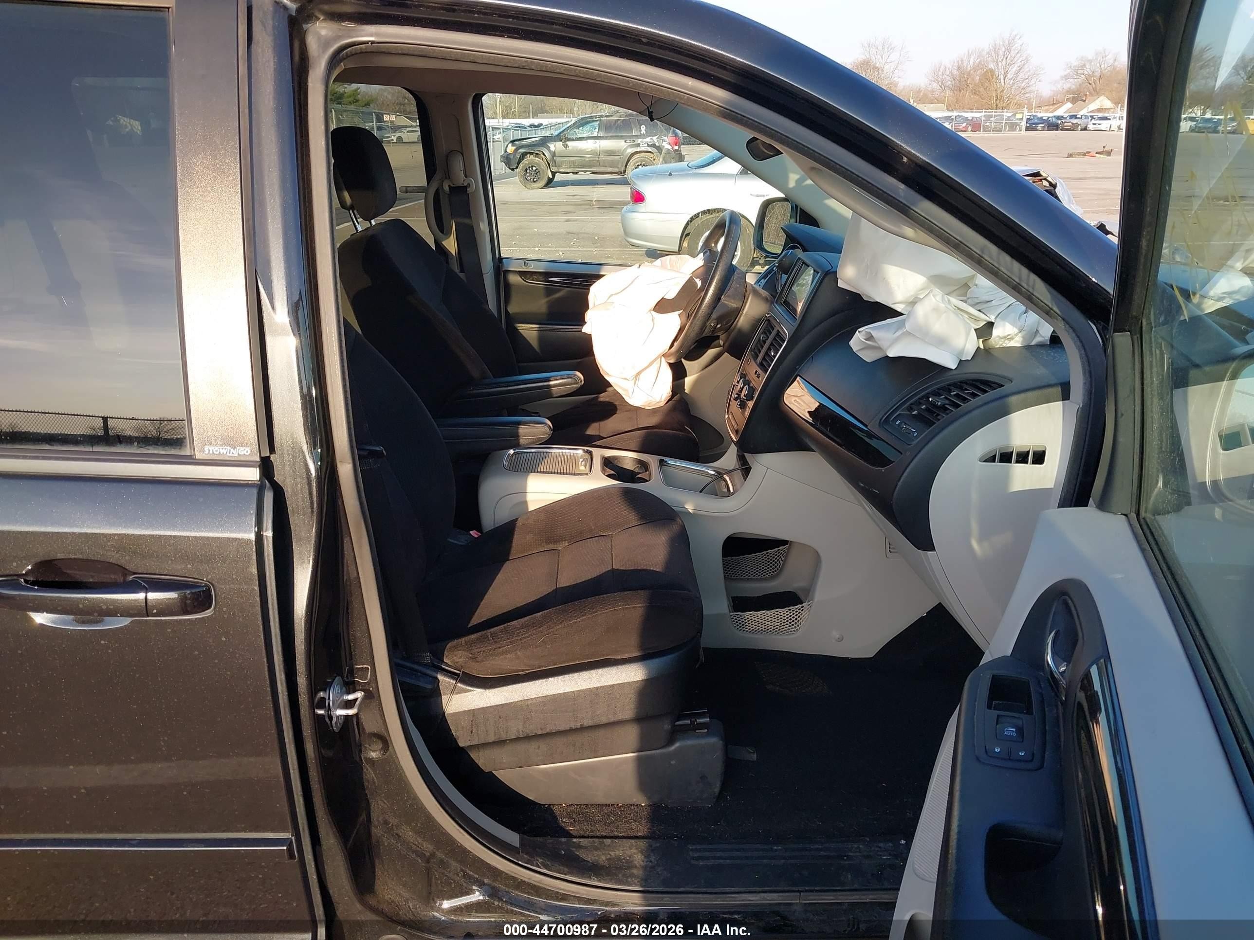 2014 Dodge Grand Caravan Sxt Black vin: 2C4RDGCG1ER276181