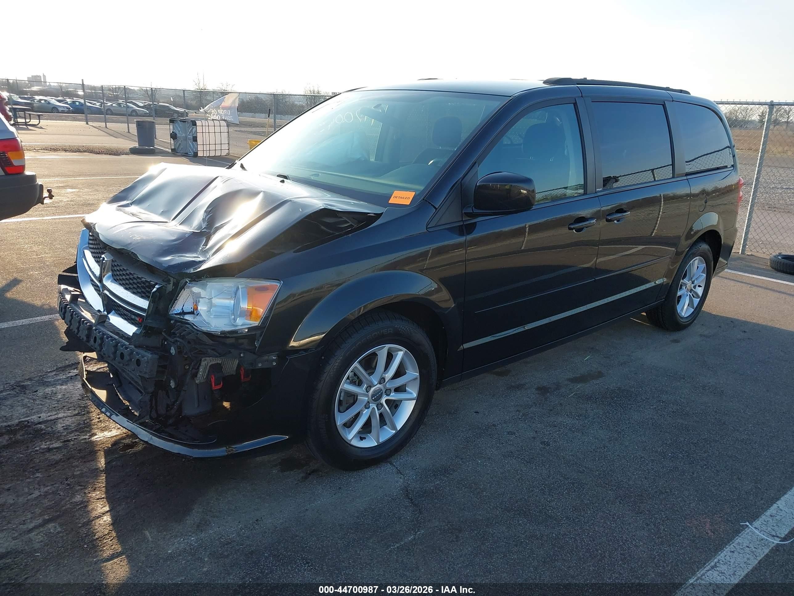 2014 Dodge Grand Caravan Sxt Black vin: 2C4RDGCG1ER276181