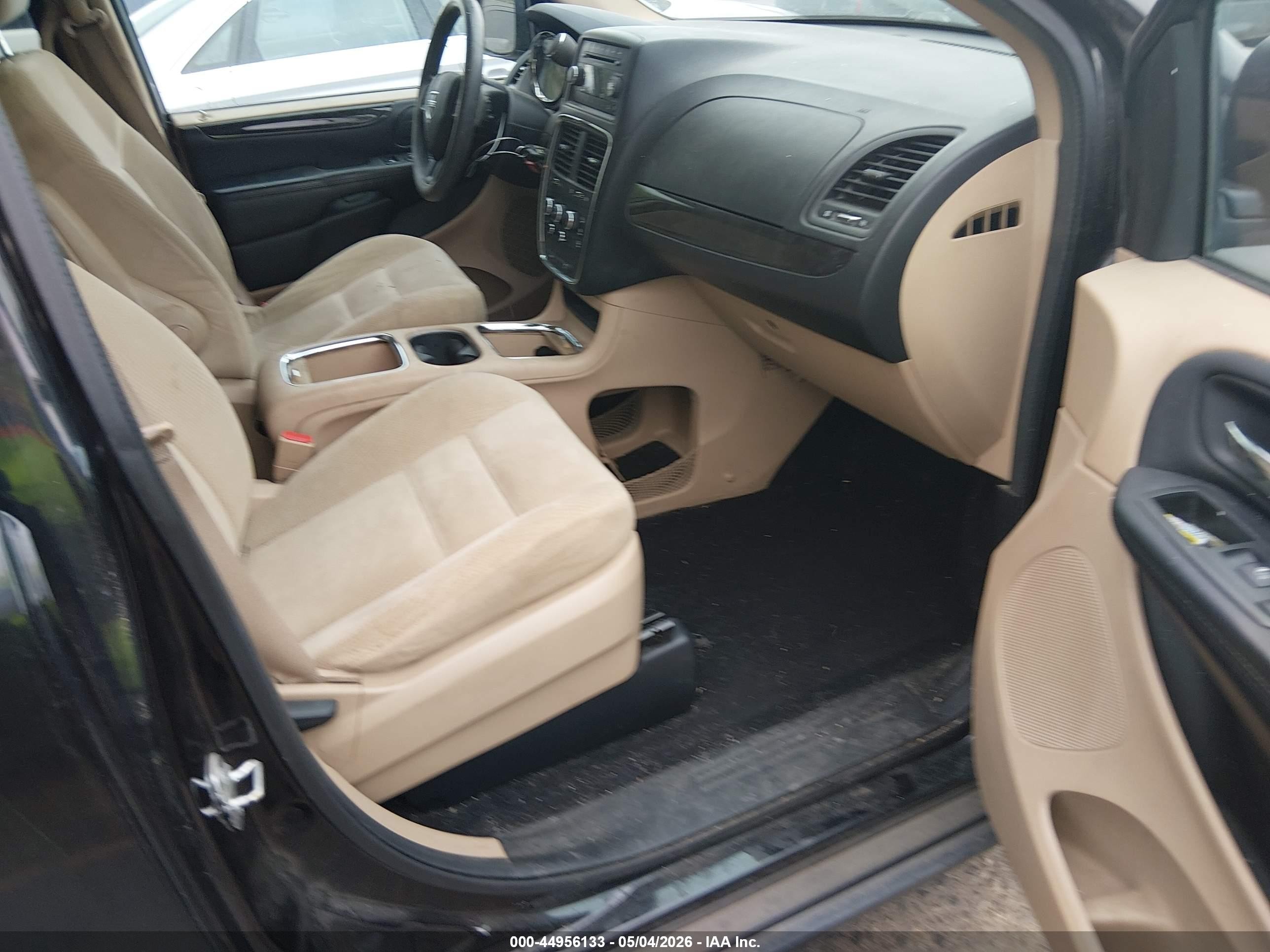 2014 Dodge Grand Caravan Sxt Black vin: 2C4RDGCG1ER322964