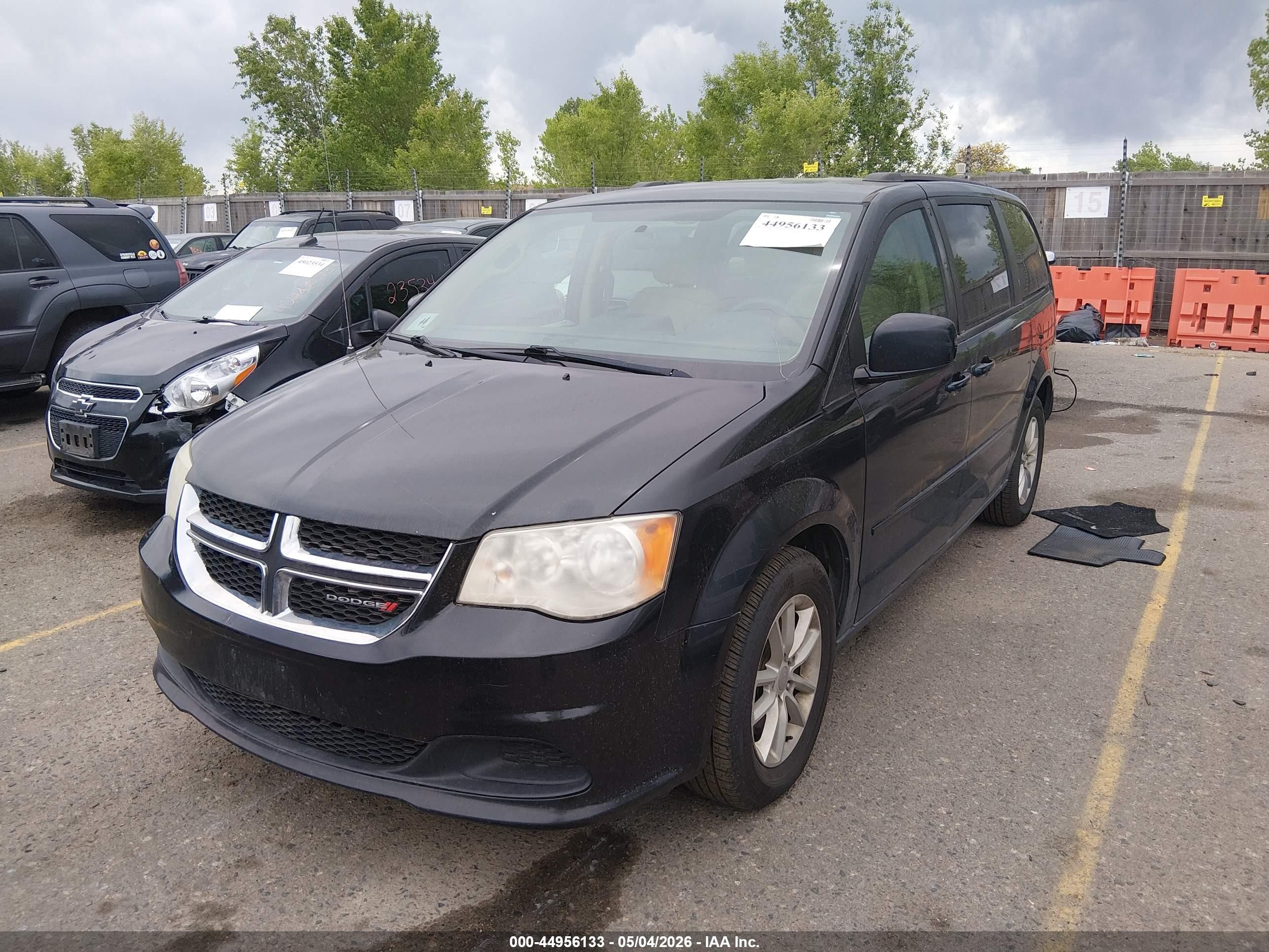 2014 Dodge Grand Caravan Sxt Black vin: 2C4RDGCG1ER322964