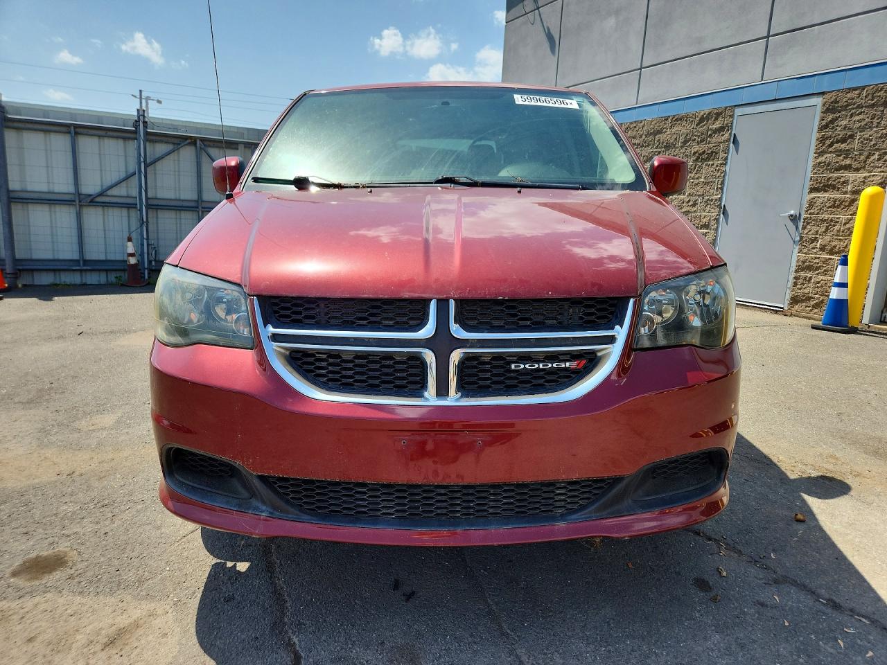 2014 Dodge Grand Caravan Sxt Red vin: 2C4RDGCG1ER334841