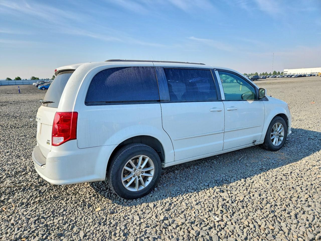 2014 Dodge Grand Caravan Sxt White vin: 2C4RDGCG1ER347475