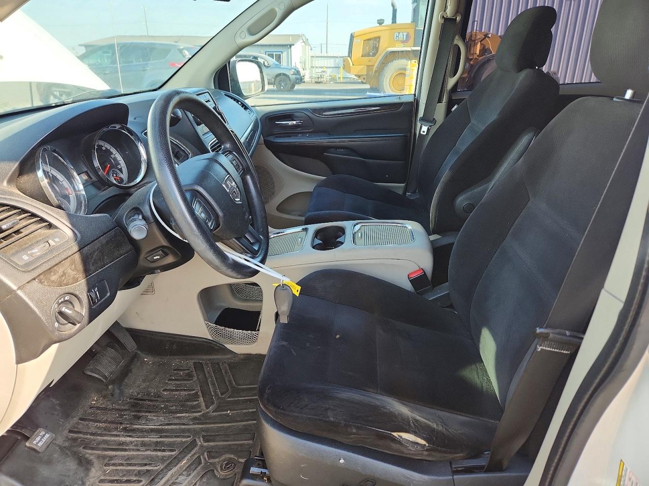 2014 Dodge Grand Caravan Sxt White vin: 2C4RDGCG1ER347475