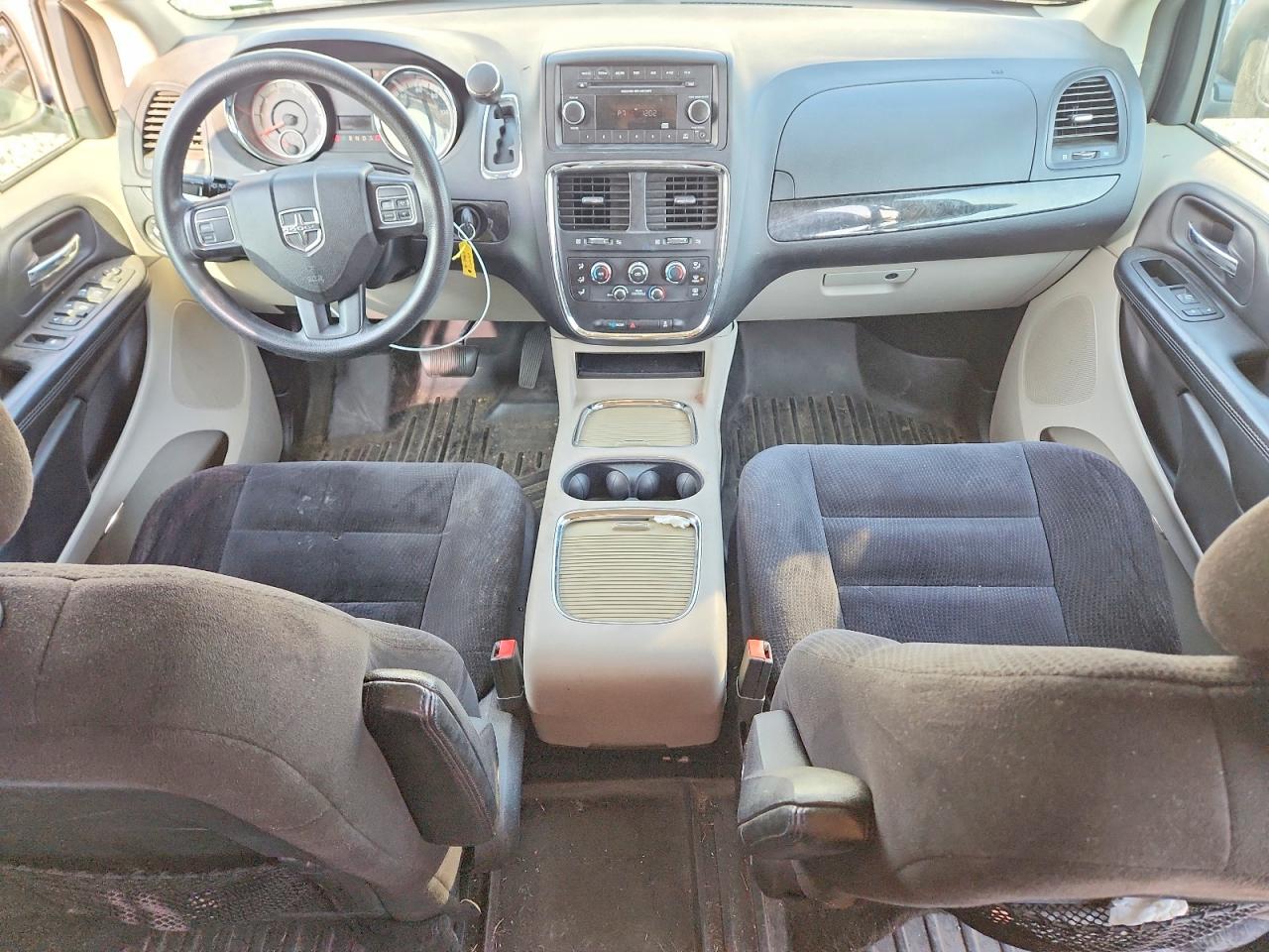 2014 Dodge Grand Caravan Sxt White vin: 2C4RDGCG1ER347475