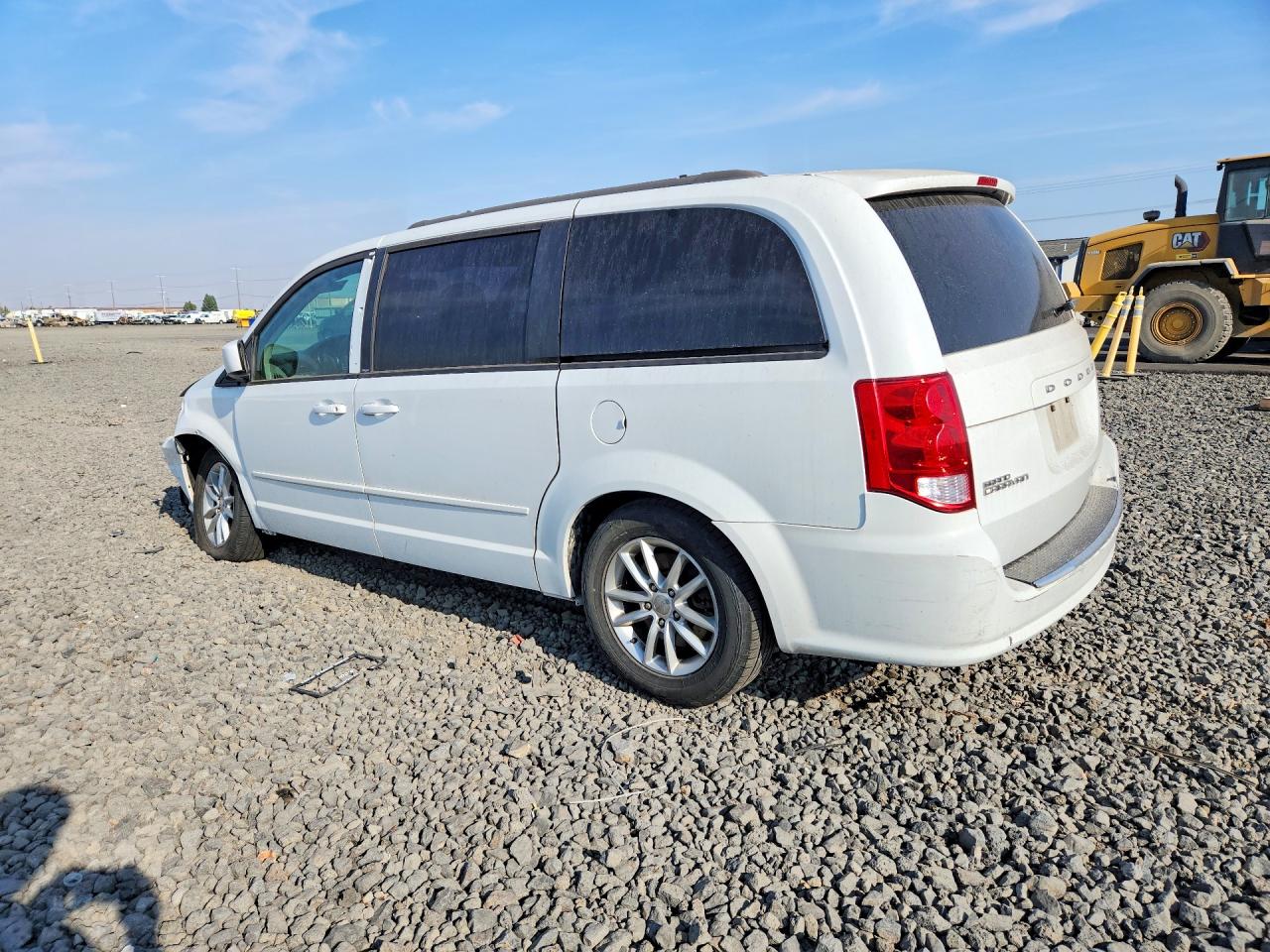 2014 Dodge Grand Caravan Sxt White vin: 2C4RDGCG1ER347475
