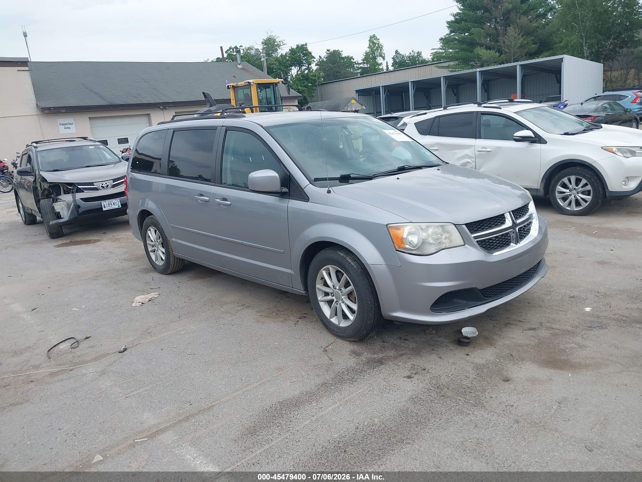 2014 Dodge Grand Caravan Sxt Silver vin: 2C4RDGCG1ER356550