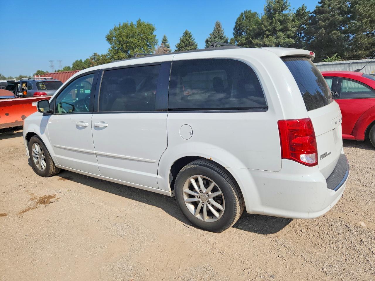 2014 Dodge Grand Caravan Sxt Белый vin: 2C4RDGCG1ER423440