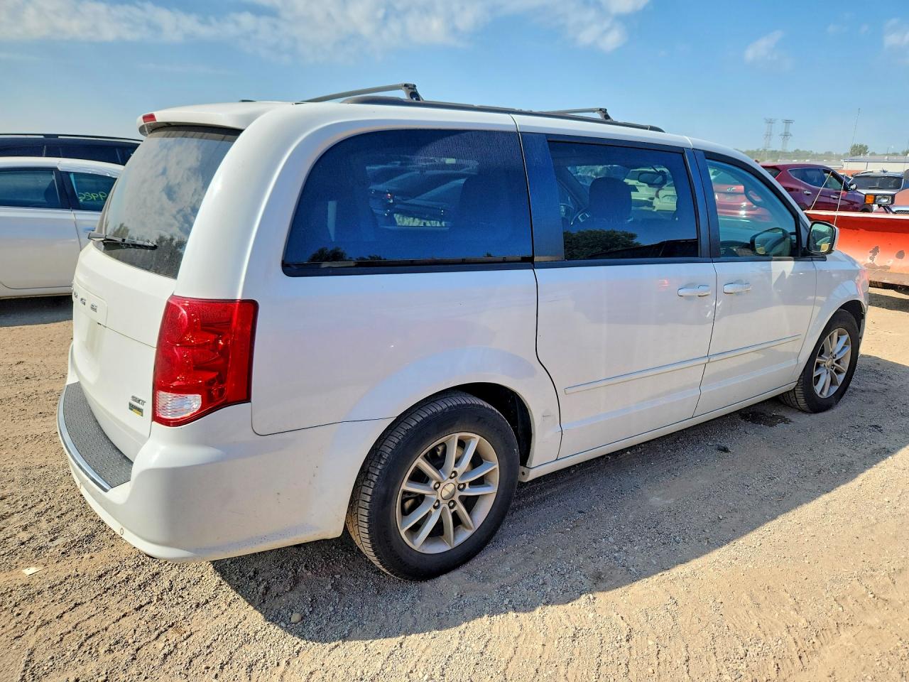 2014 Dodge Grand Caravan Sxt Белый vin: 2C4RDGCG1ER423440