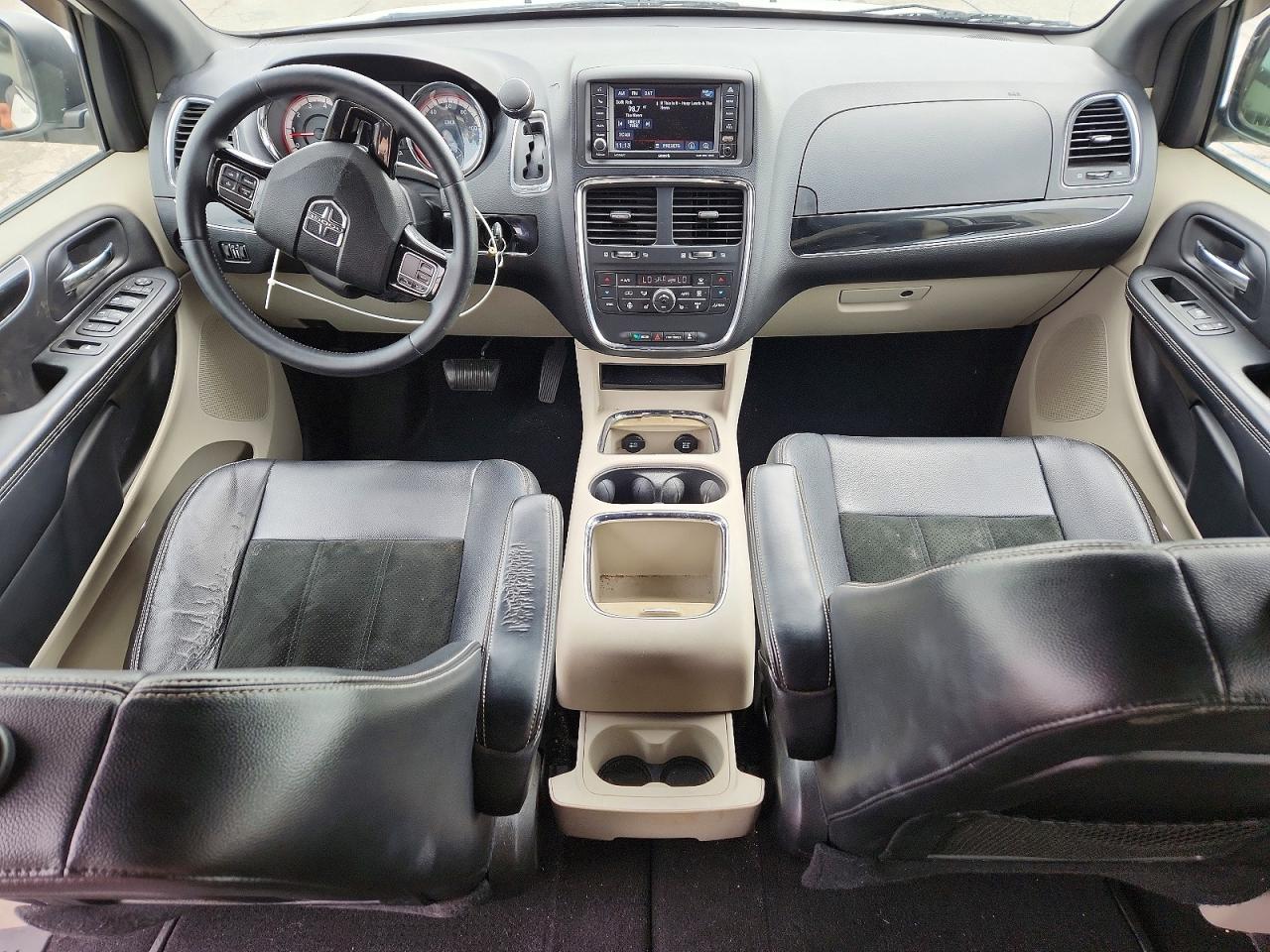 2014 Dodge Grand Caravan Sxt White vin: 2C4RDGCG1ER452081