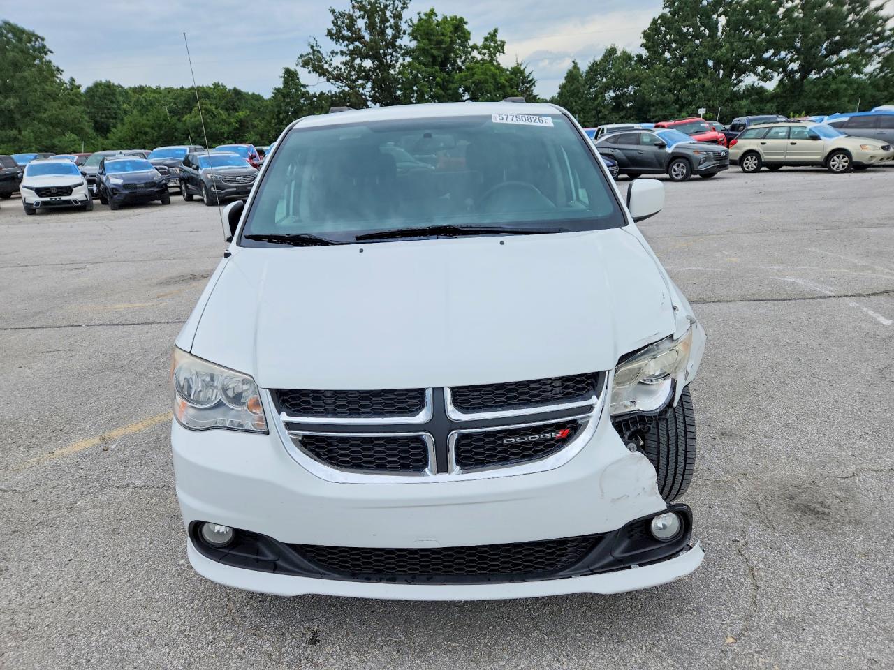 2014 Dodge Grand Caravan Sxt White vin: 2C4RDGCG1ER452081