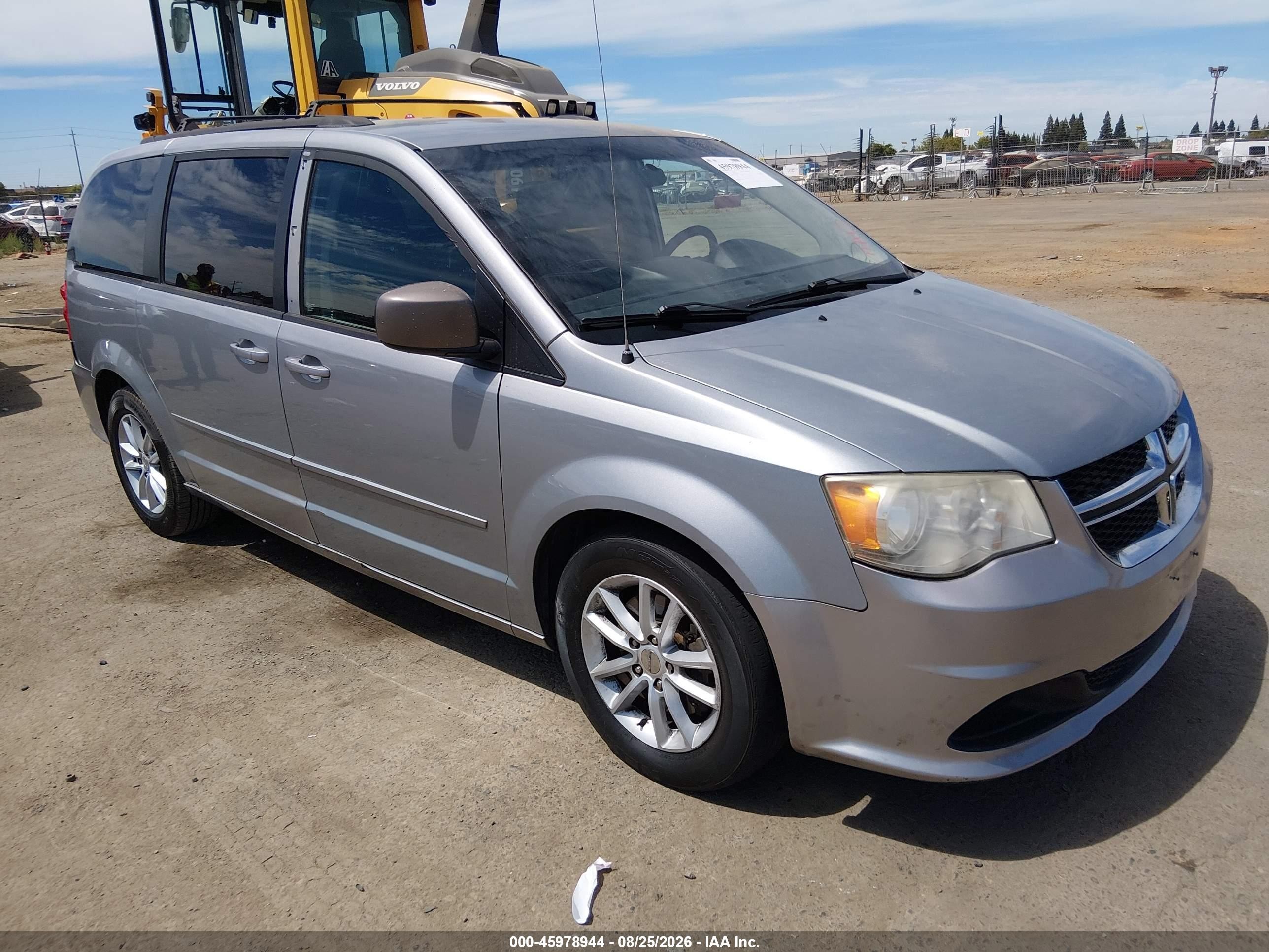 2014 Dodge Grand Caravan Sxt Серебряный vin: 2C4RDGCG1ER478647