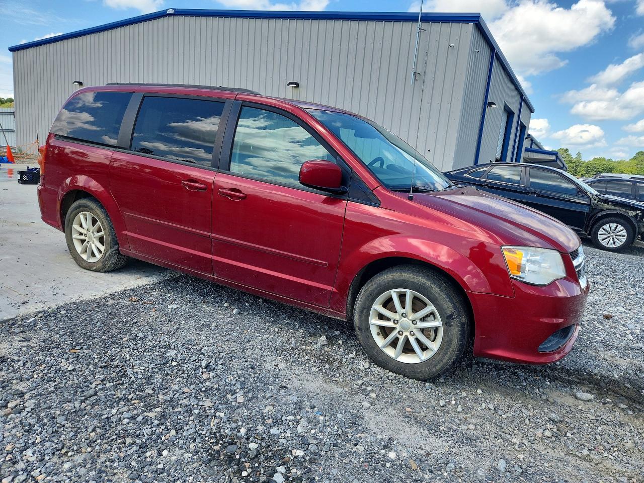 2015 Dodge Grand Caravan Sxt Бордовый vin: 2C4RDGCG1FR516685