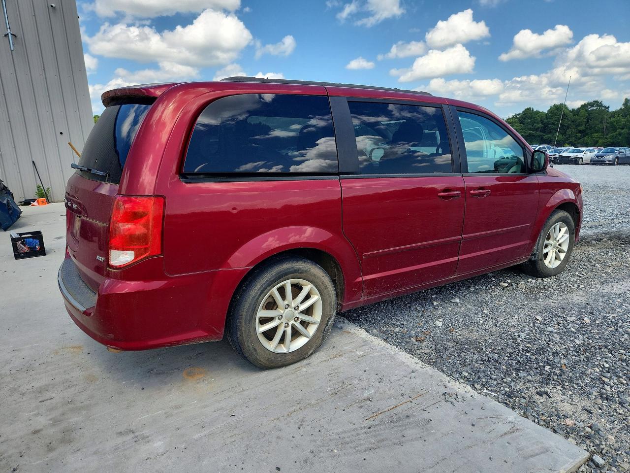 2015 Dodge Grand Caravan Sxt Бордовый vin: 2C4RDGCG1FR516685