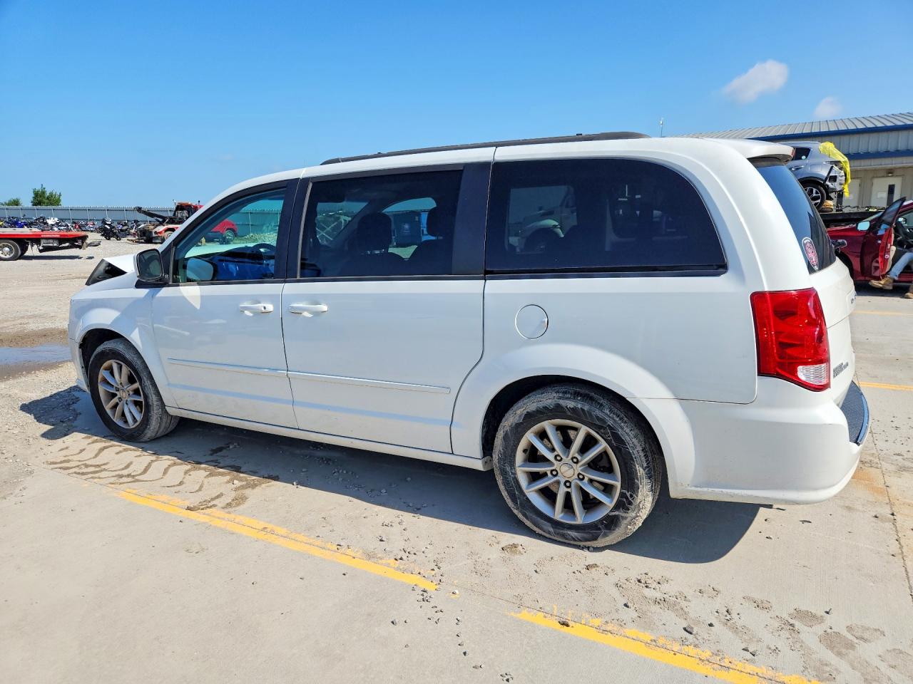 2015 Dodge Grand Caravan Sxt Белый vin: 2C4RDGCG1FR548326