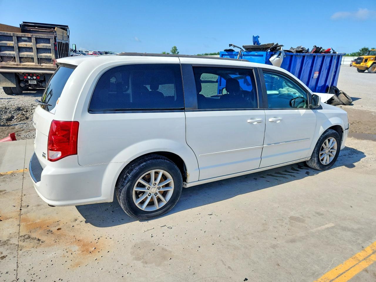 2015 Dodge Grand Caravan Sxt Белый vin: 2C4RDGCG1FR548326