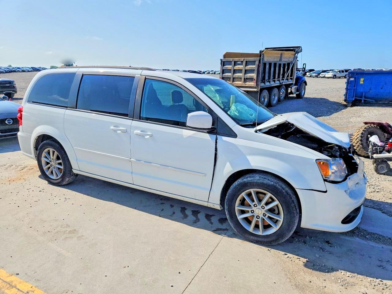 2015 Dodge Grand Caravan Sxt Белый vin: 2C4RDGCG1FR548326