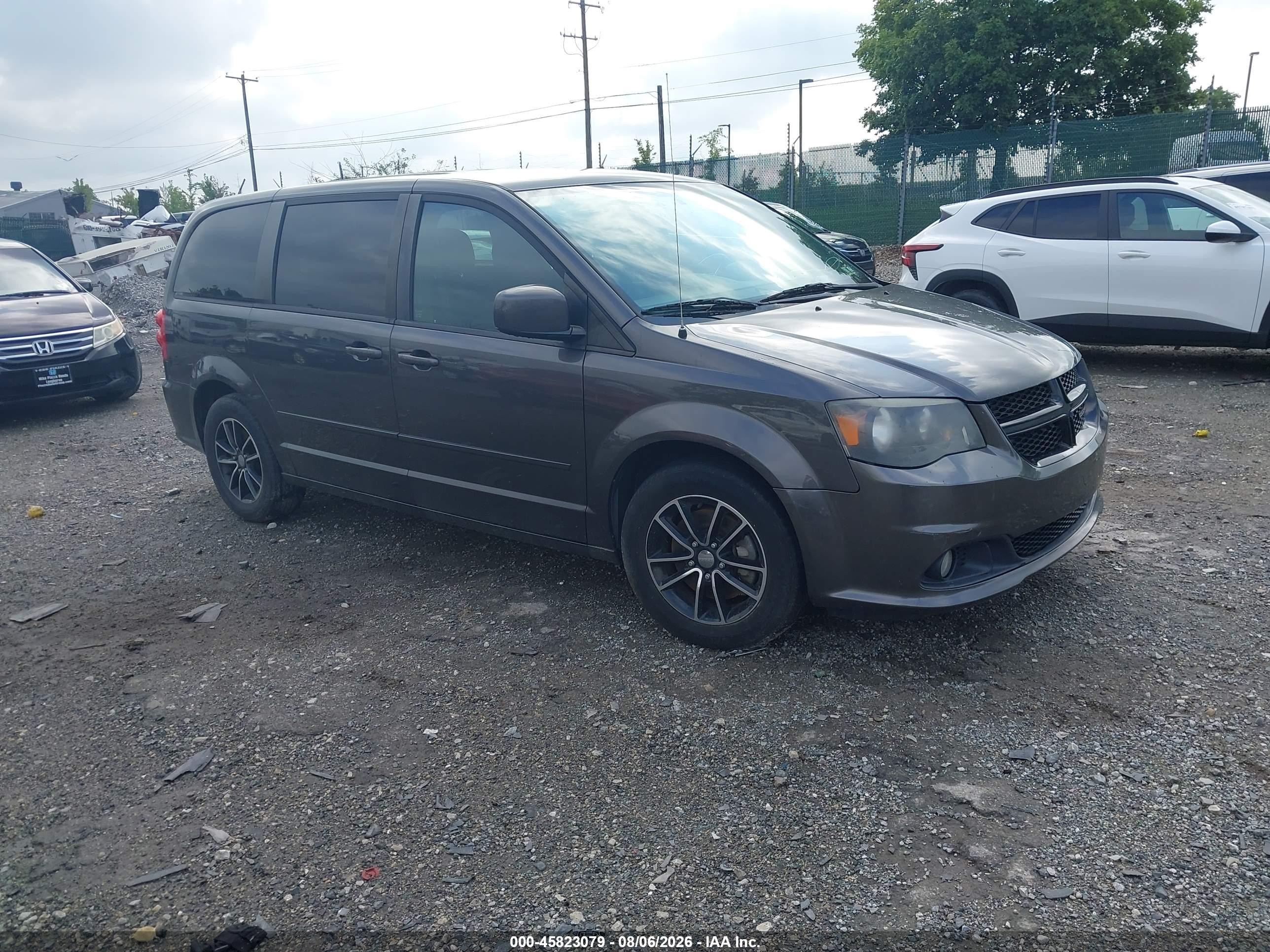 2015 Dodge Grand Caravan Sxt Gray vin: 2C4RDGCG1FR605284