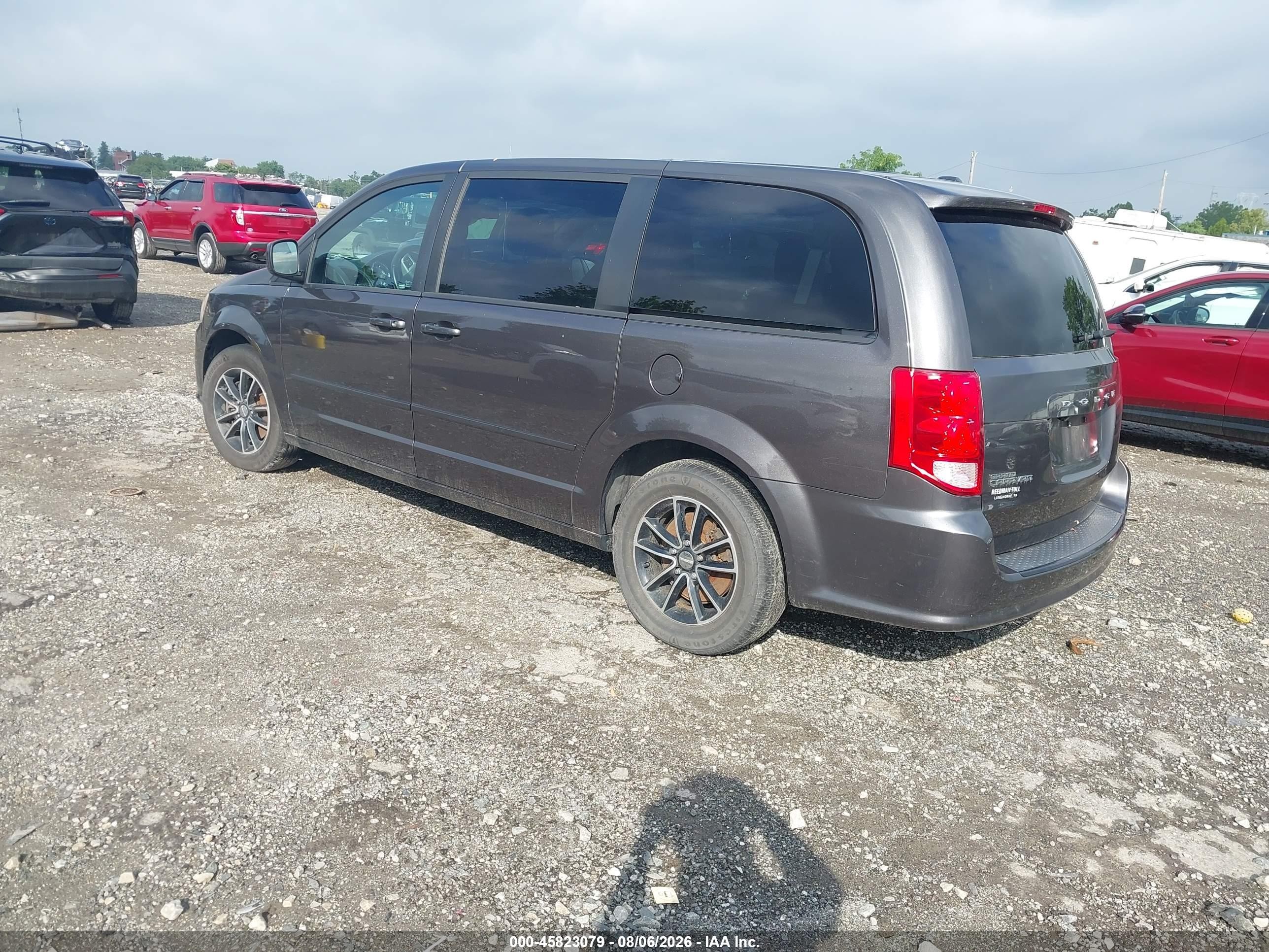 2015 Dodge Grand Caravan Sxt Gray vin: 2C4RDGCG1FR605284