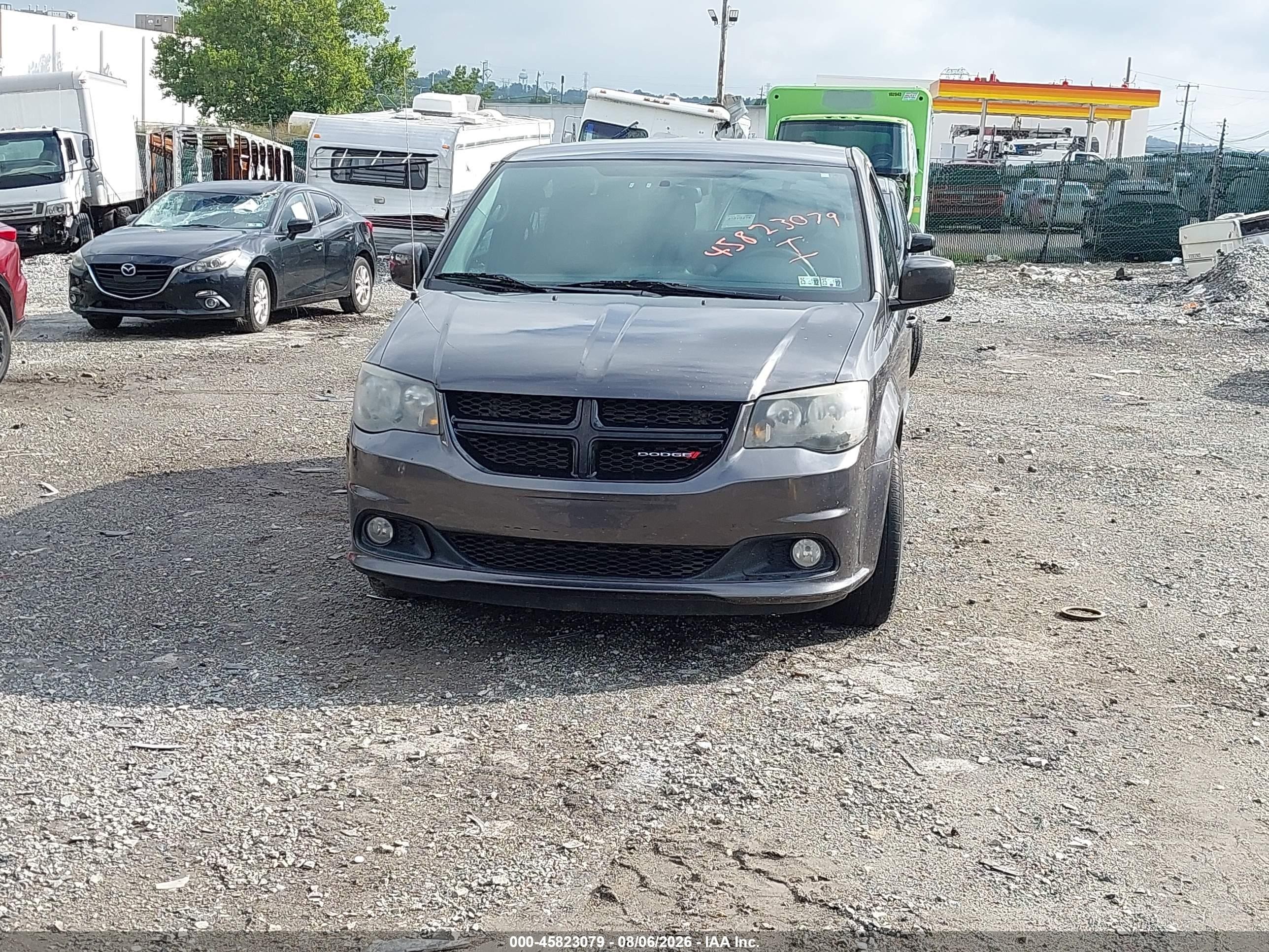 2015 Dodge Grand Caravan Sxt Gray vin: 2C4RDGCG1FR605284