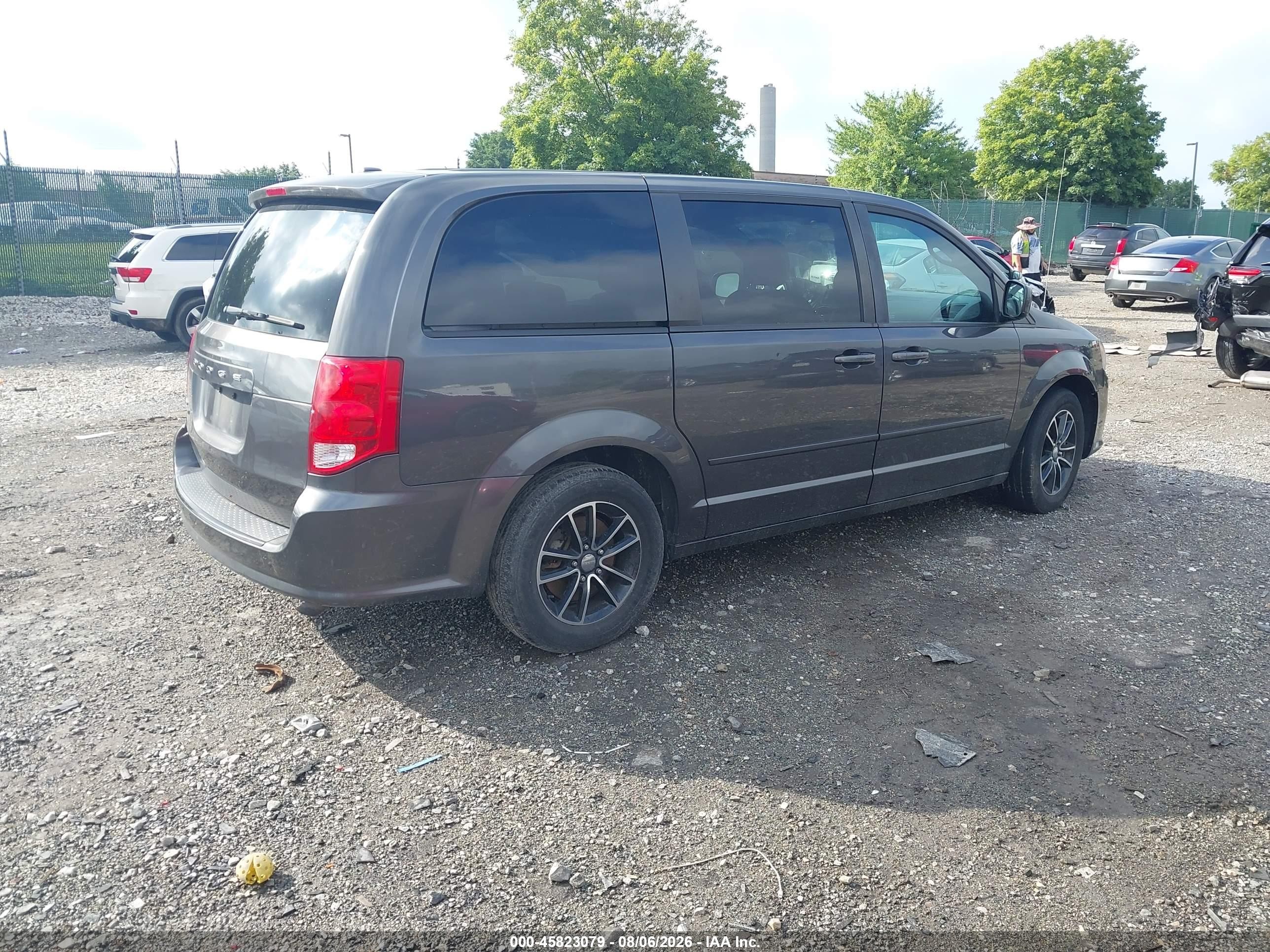 2015 Dodge Grand Caravan Sxt Gray vin: 2C4RDGCG1FR605284
