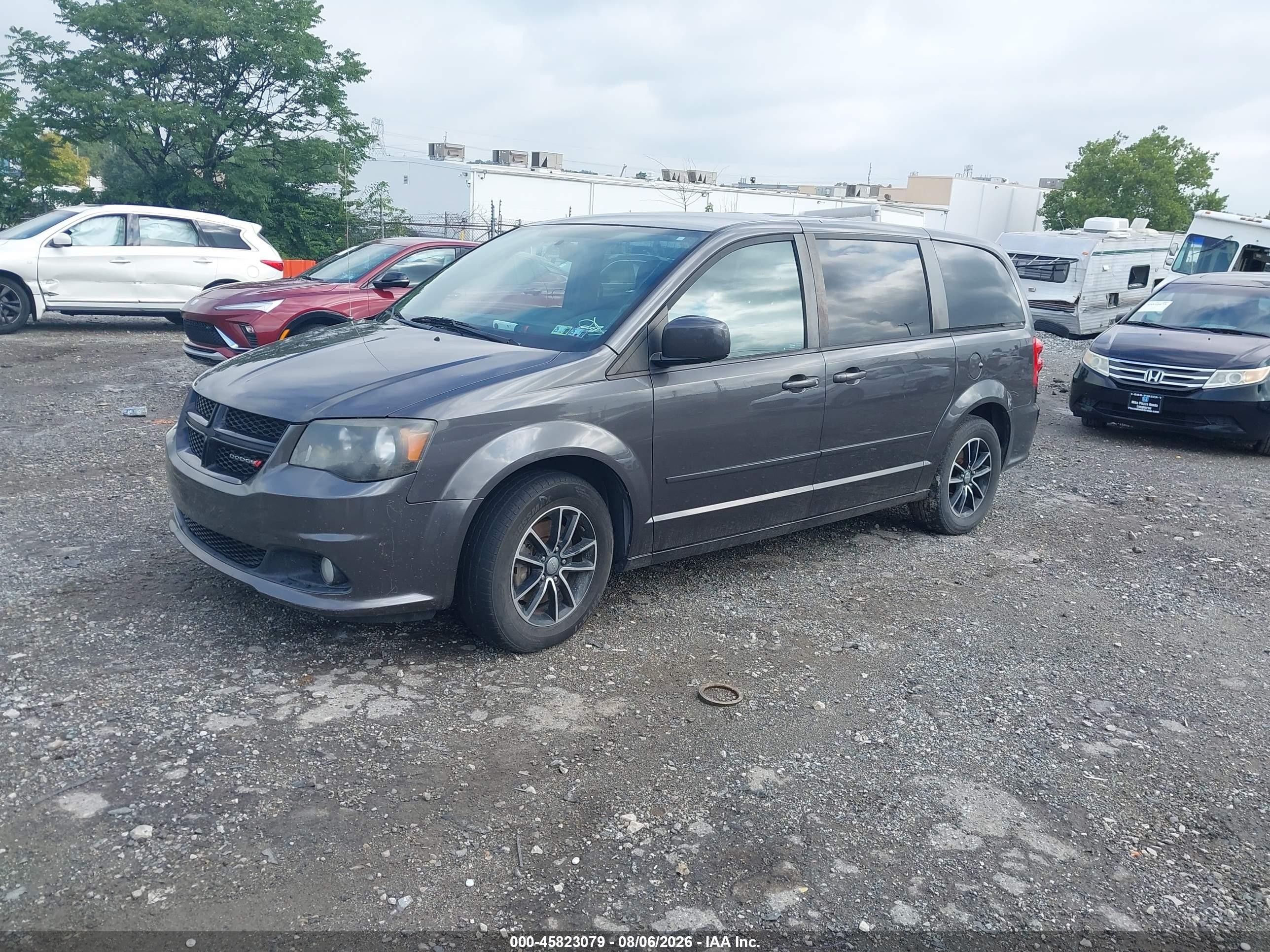 2015 Dodge Grand Caravan Sxt Gray vin: 2C4RDGCG1FR605284