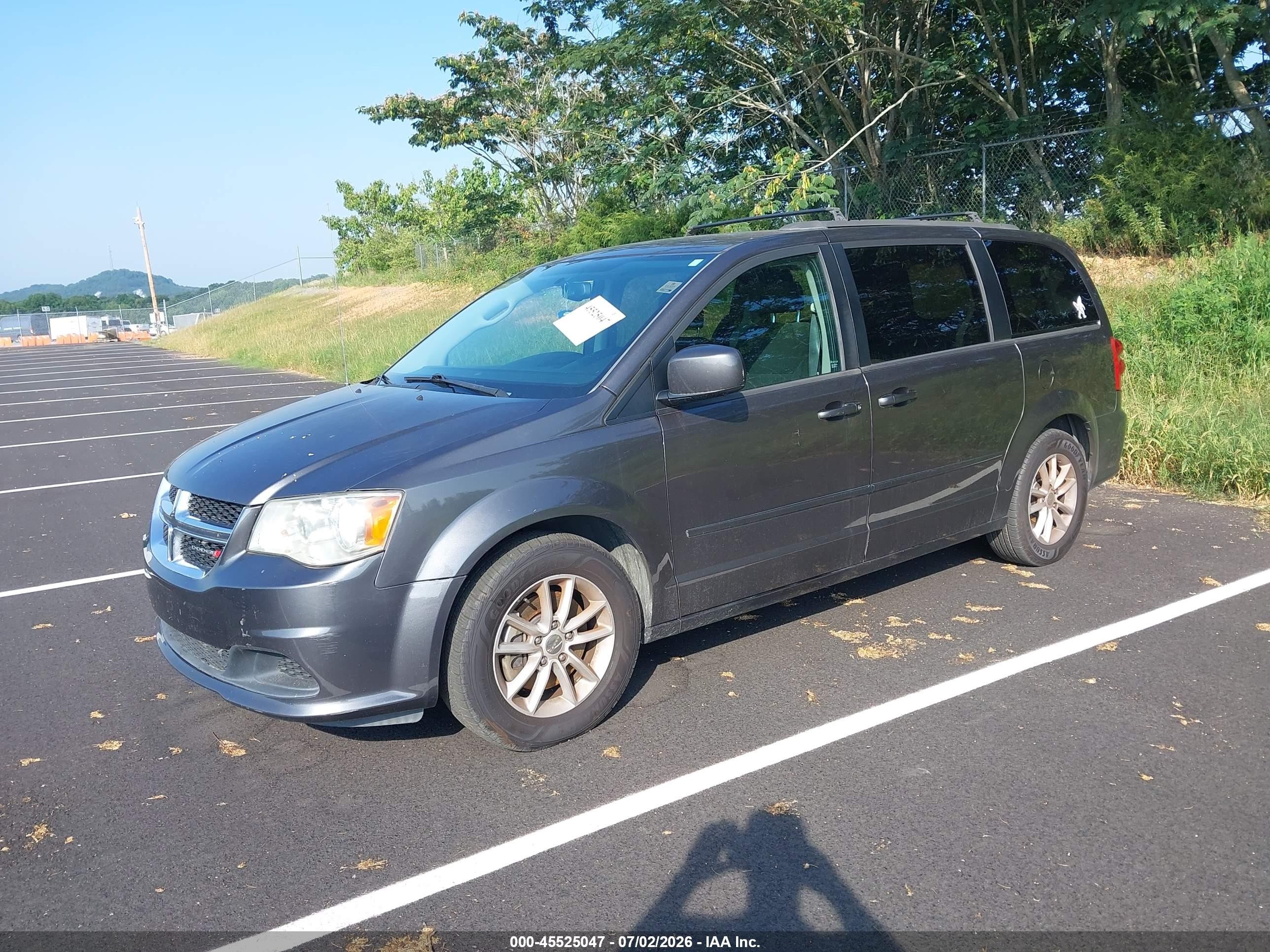 2015 Dodge Grand Caravan Sxt Gray vin: 2C4RDGCG1FR736649