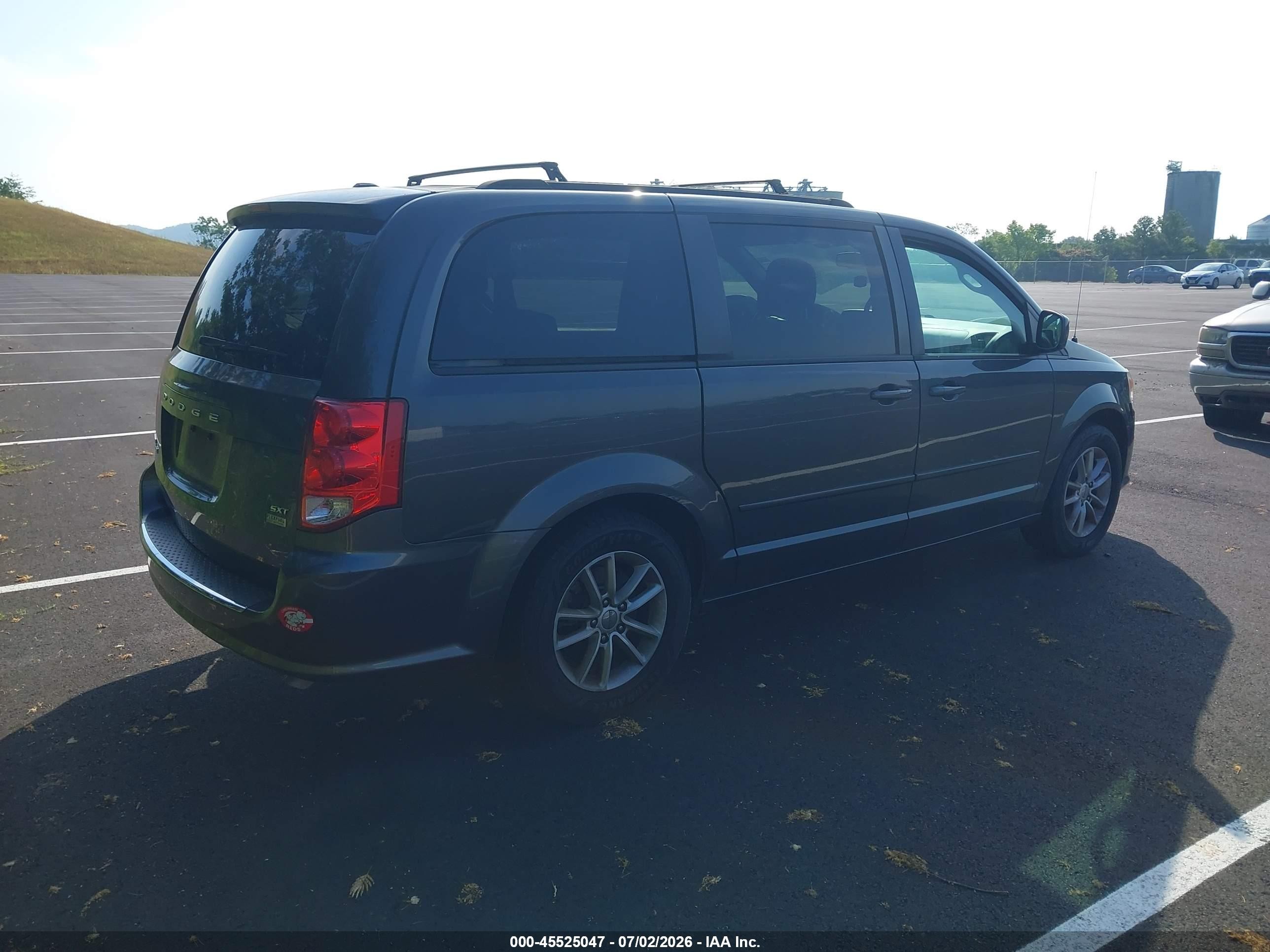 2015 Dodge Grand Caravan Sxt Gray vin: 2C4RDGCG1FR736649