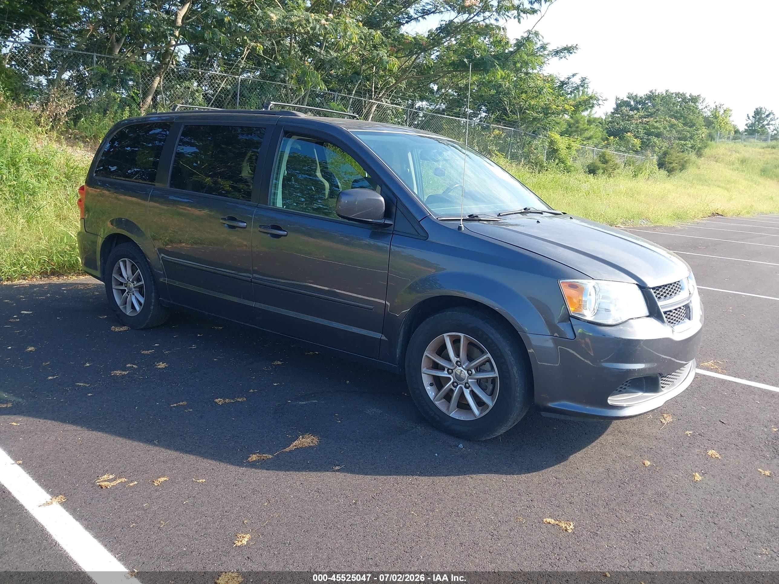 2015 Dodge Grand Caravan Sxt Gray vin: 2C4RDGCG1FR736649
