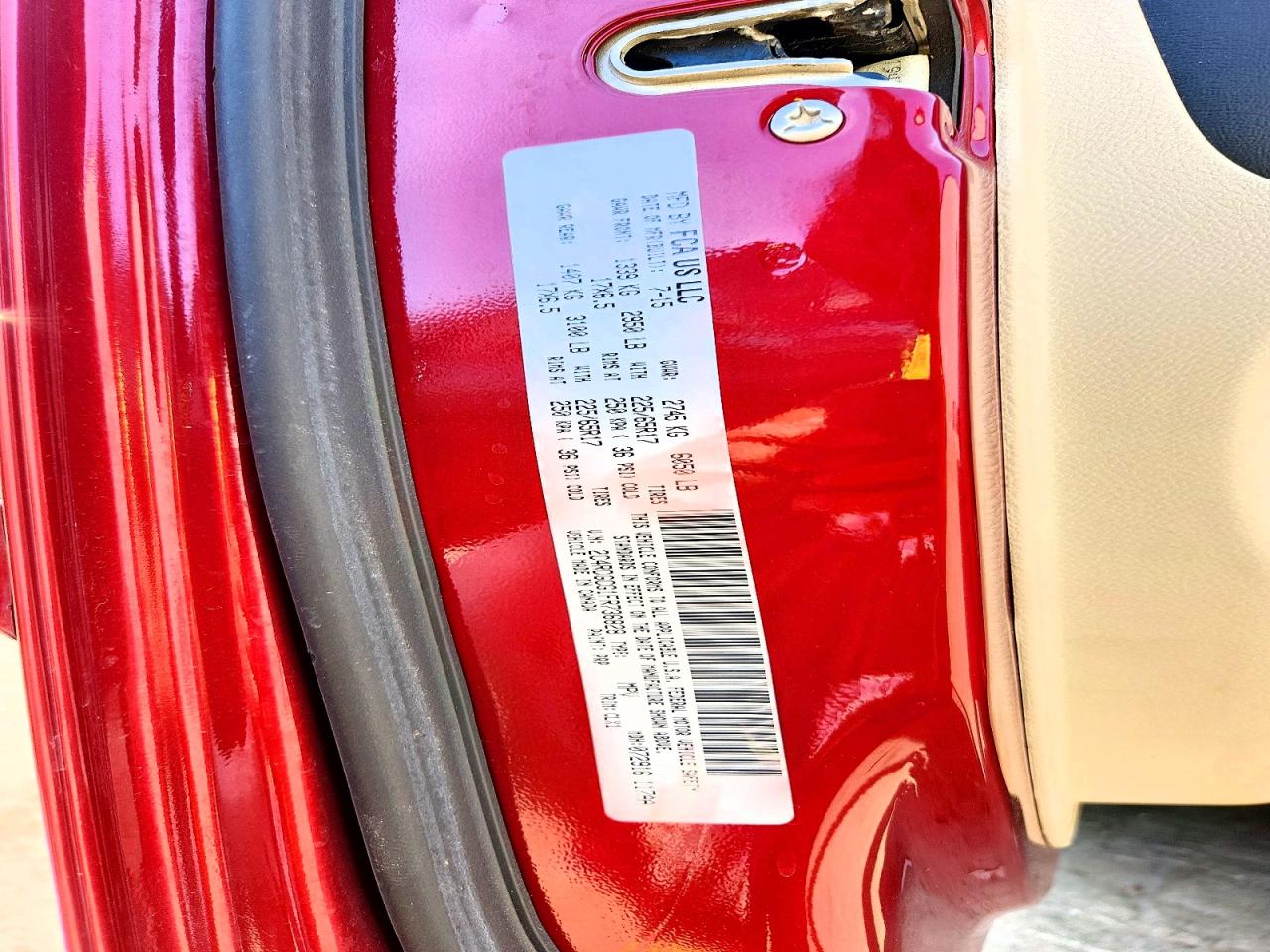 2015 Dodge Grand Caravan Sxt Burgundy vin: 2C4RDGCG1FR736828