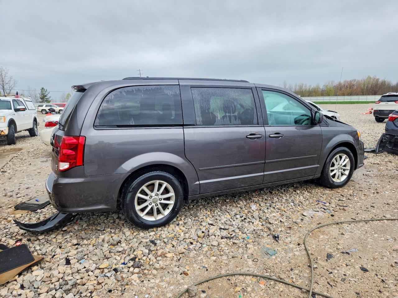 2016 Dodge Grand Caravan Sxt Gray vin: 2C4RDGCG1GR180957