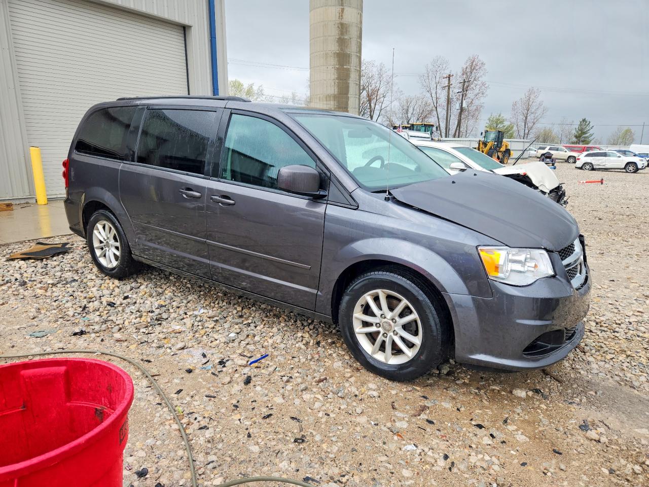 2016 Dodge Grand Caravan Sxt Gray vin: 2C4RDGCG1GR180957