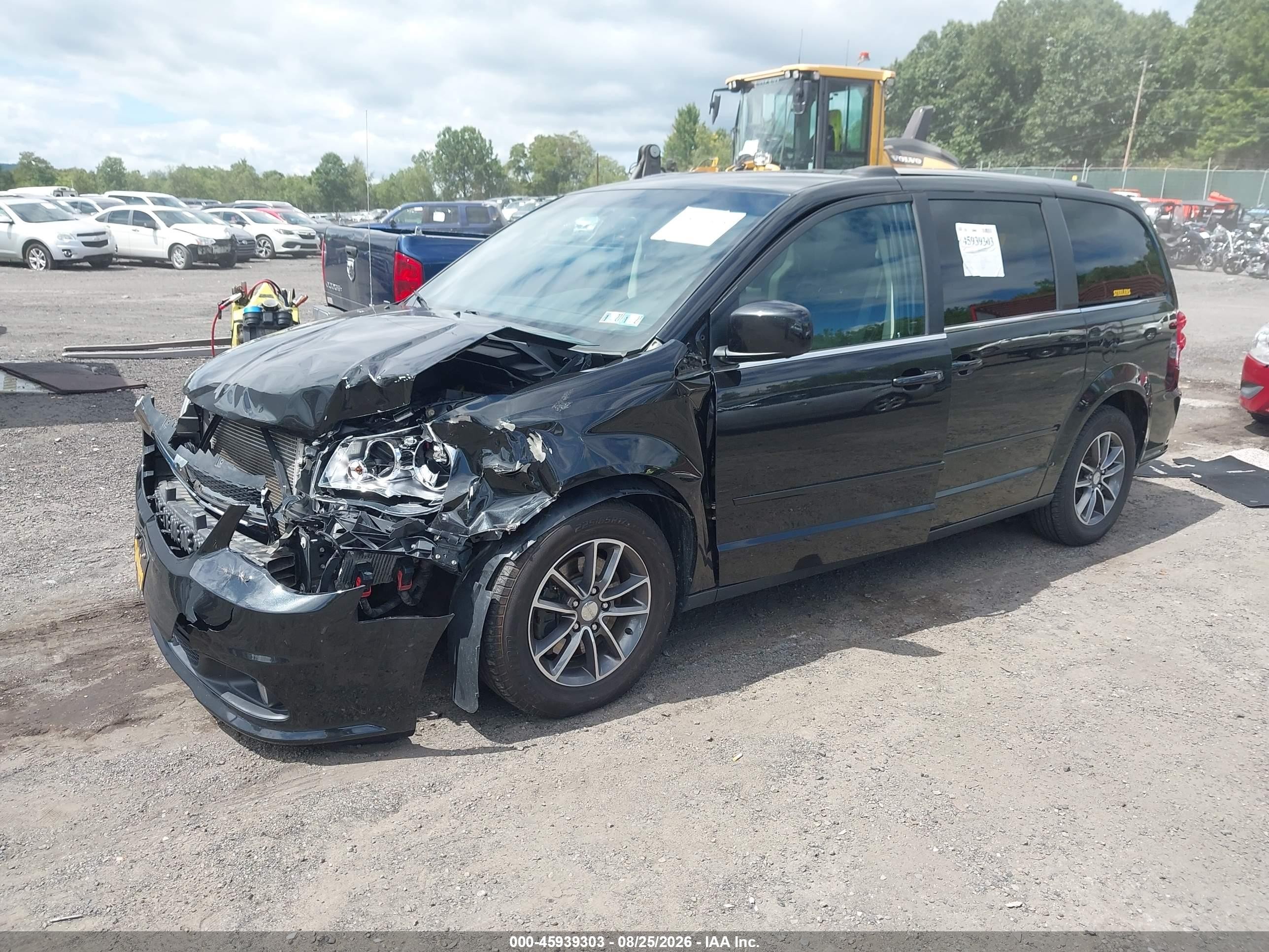 2017 Dodge Grand Caravan Sxt Black vin: 2C4RDGCG1HR858916