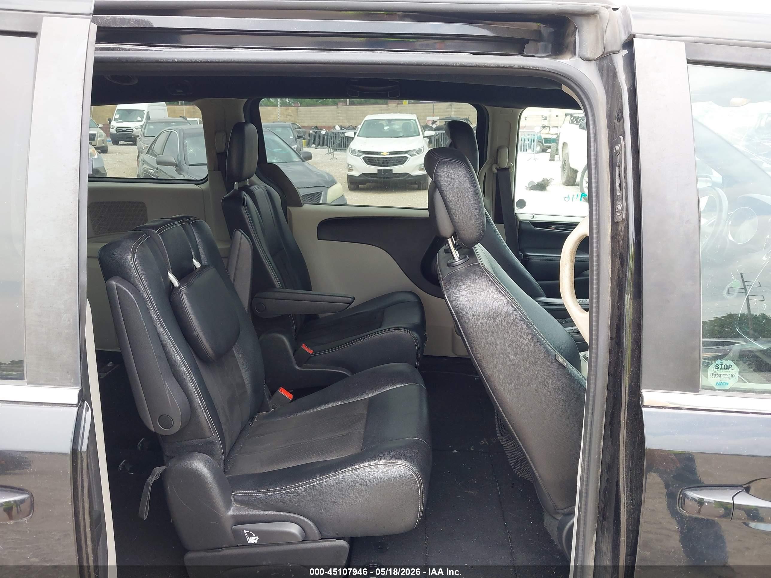 2019 Dodge Grand Caravan Sxt Черный vin: 2C4RDGCG1KR742736