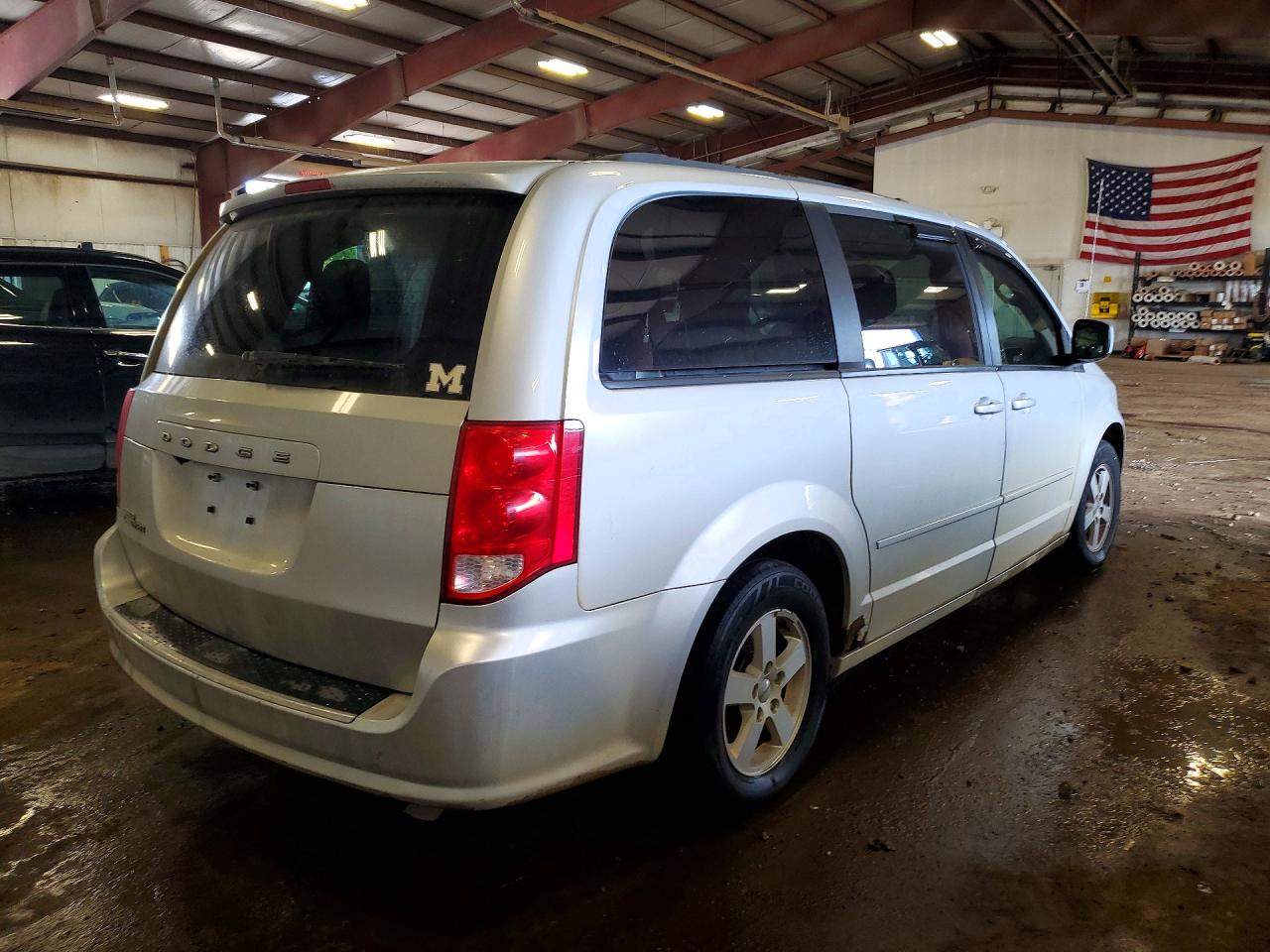 2012 Dodge Grand Caravan Sxt Silver vin: 2C4RDGCG2CR139750