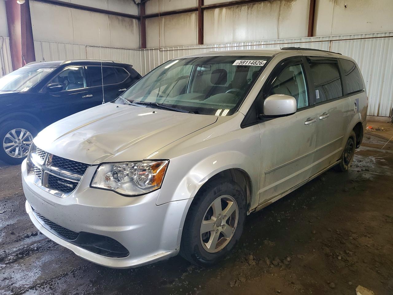 2012 Dodge Grand Caravan Sxt Silver vin: 2C4RDGCG2CR139750