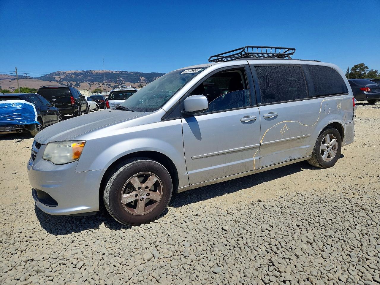2012 Dodge Grand Caravan Sxt Silver vin: 2C4RDGCG2CR223891
