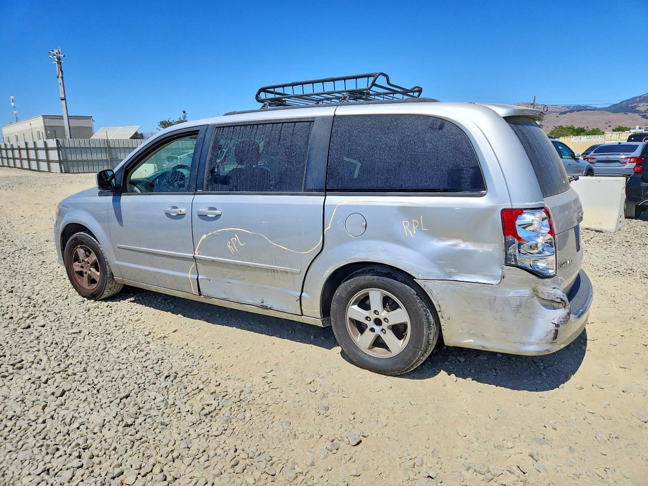 2012 Dodge Grand Caravan Sxt Silver vin: 2C4RDGCG2CR223891
