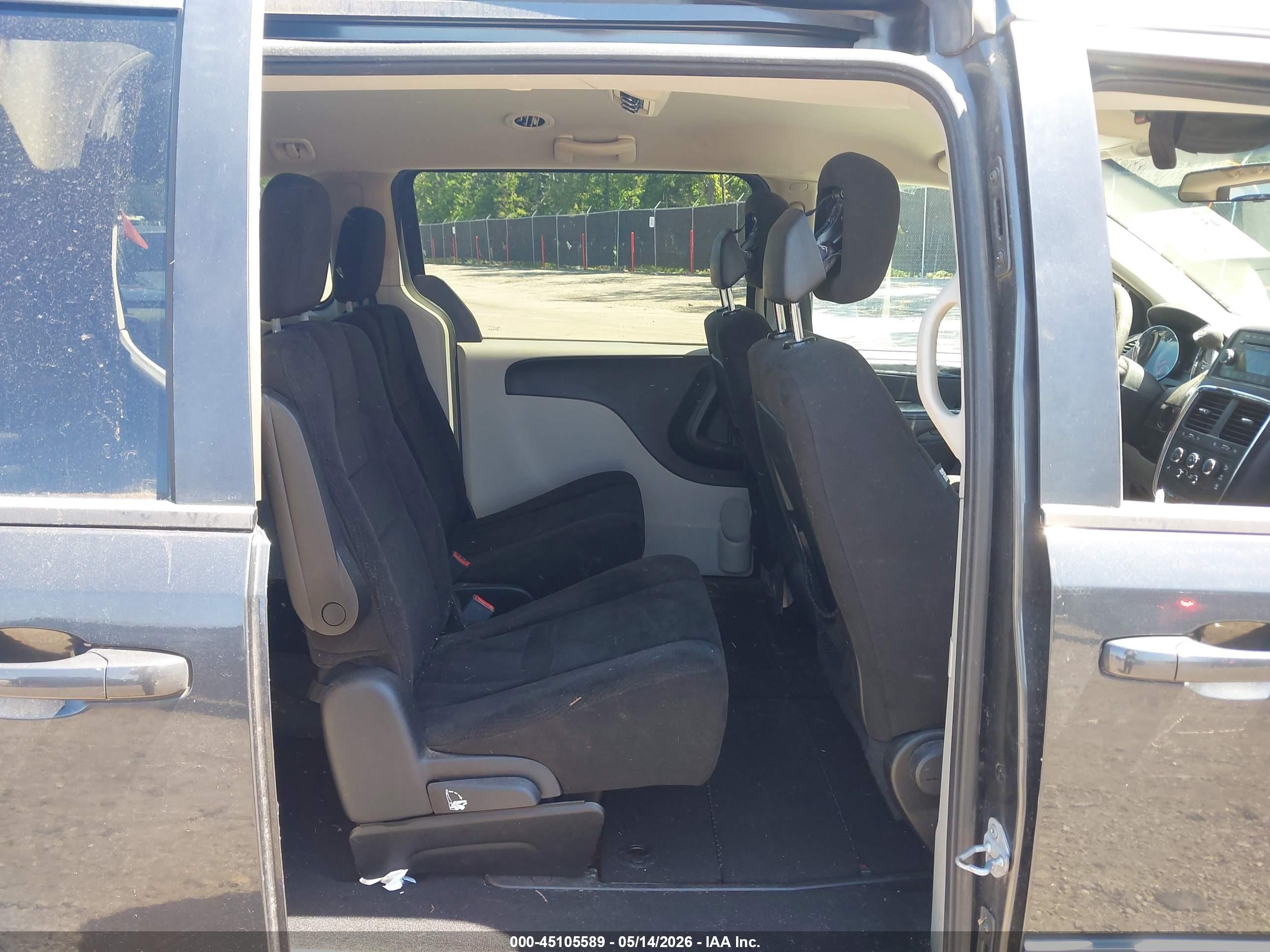 2012 Dodge Grand Caravan Sxt Gray vin: 2C4RDGCG2CR301876