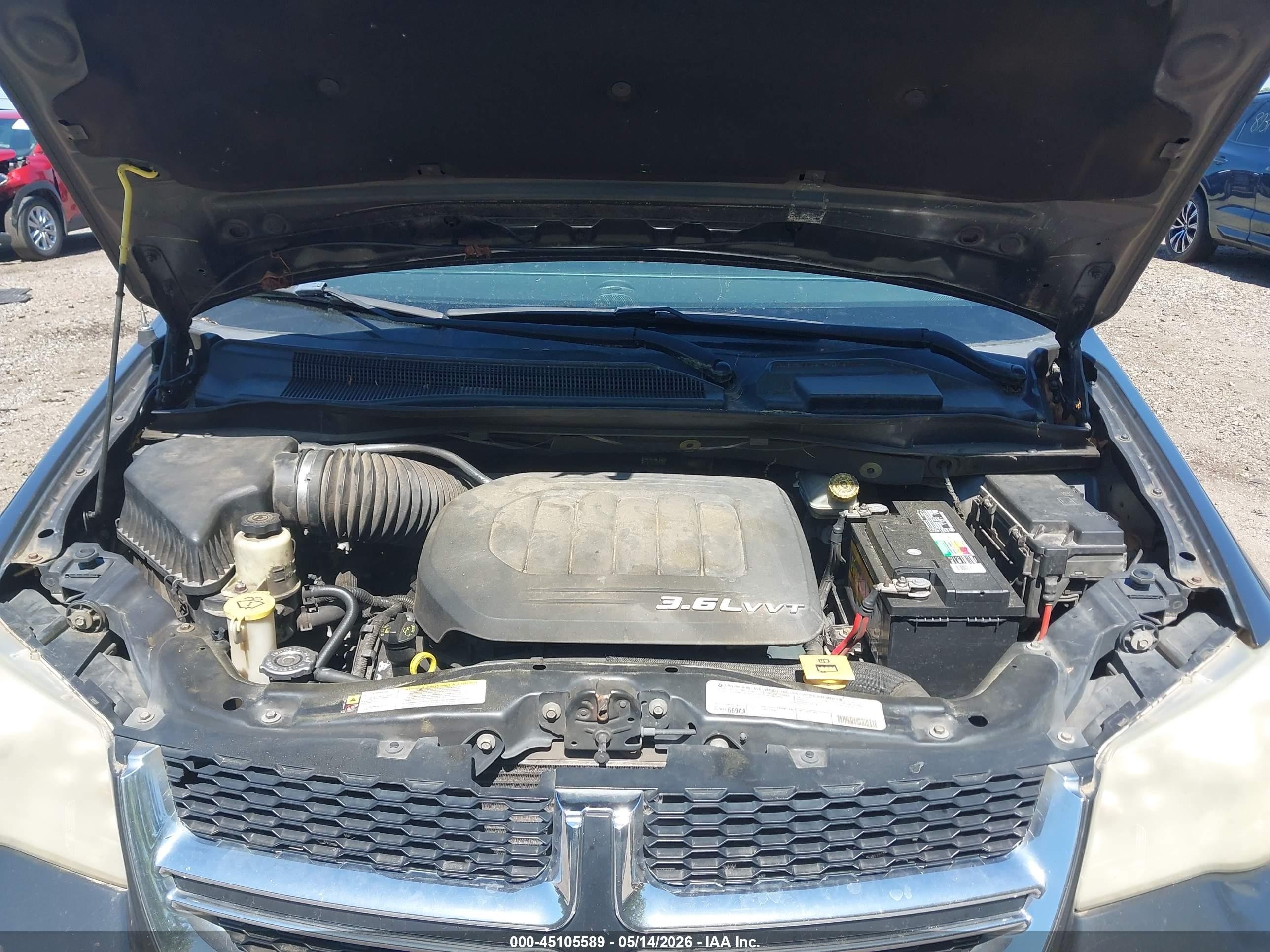 2012 Dodge Grand Caravan Sxt Gray vin: 2C4RDGCG2CR301876