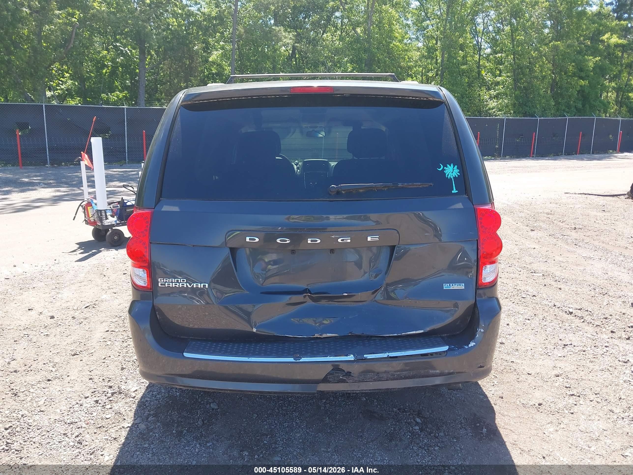 2012 Dodge Grand Caravan Sxt Gray vin: 2C4RDGCG2CR301876