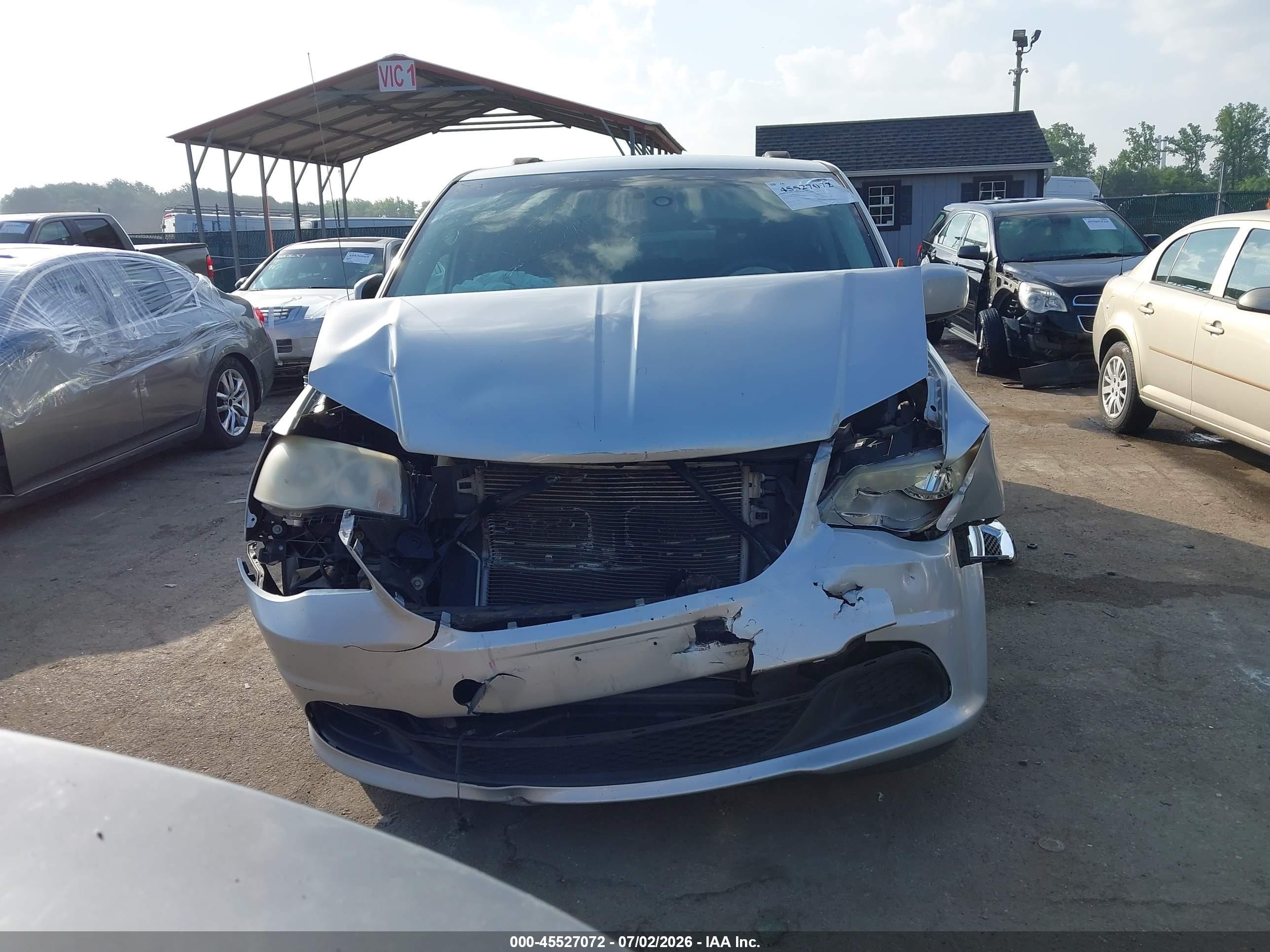 2012 Dodge Grand Caravan Sxt Silver vin: 2C4RDGCG2CR323974
