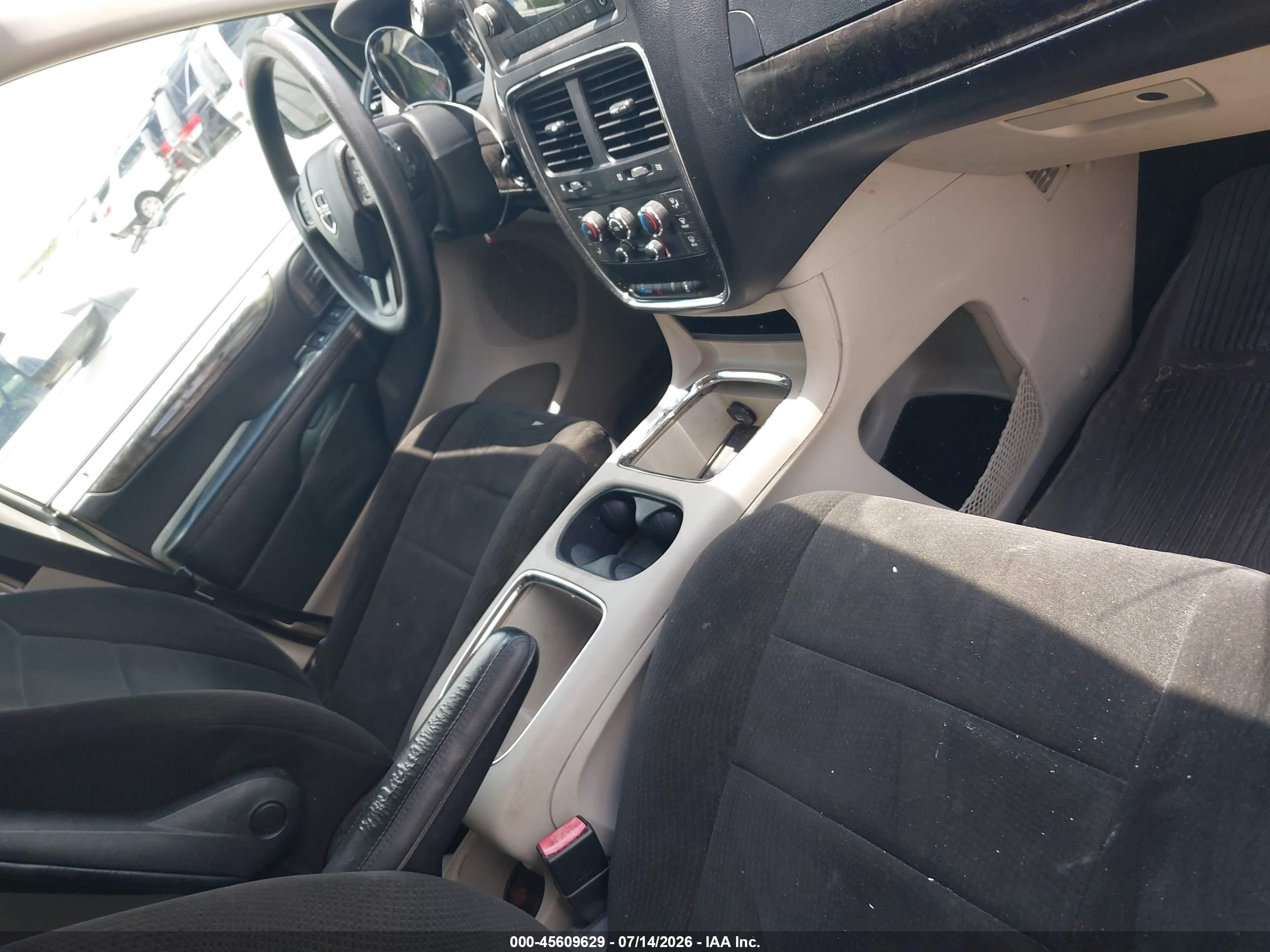 2012 Dodge Grand Caravan Sxt Black vin: 2C4RDGCG2CR330200